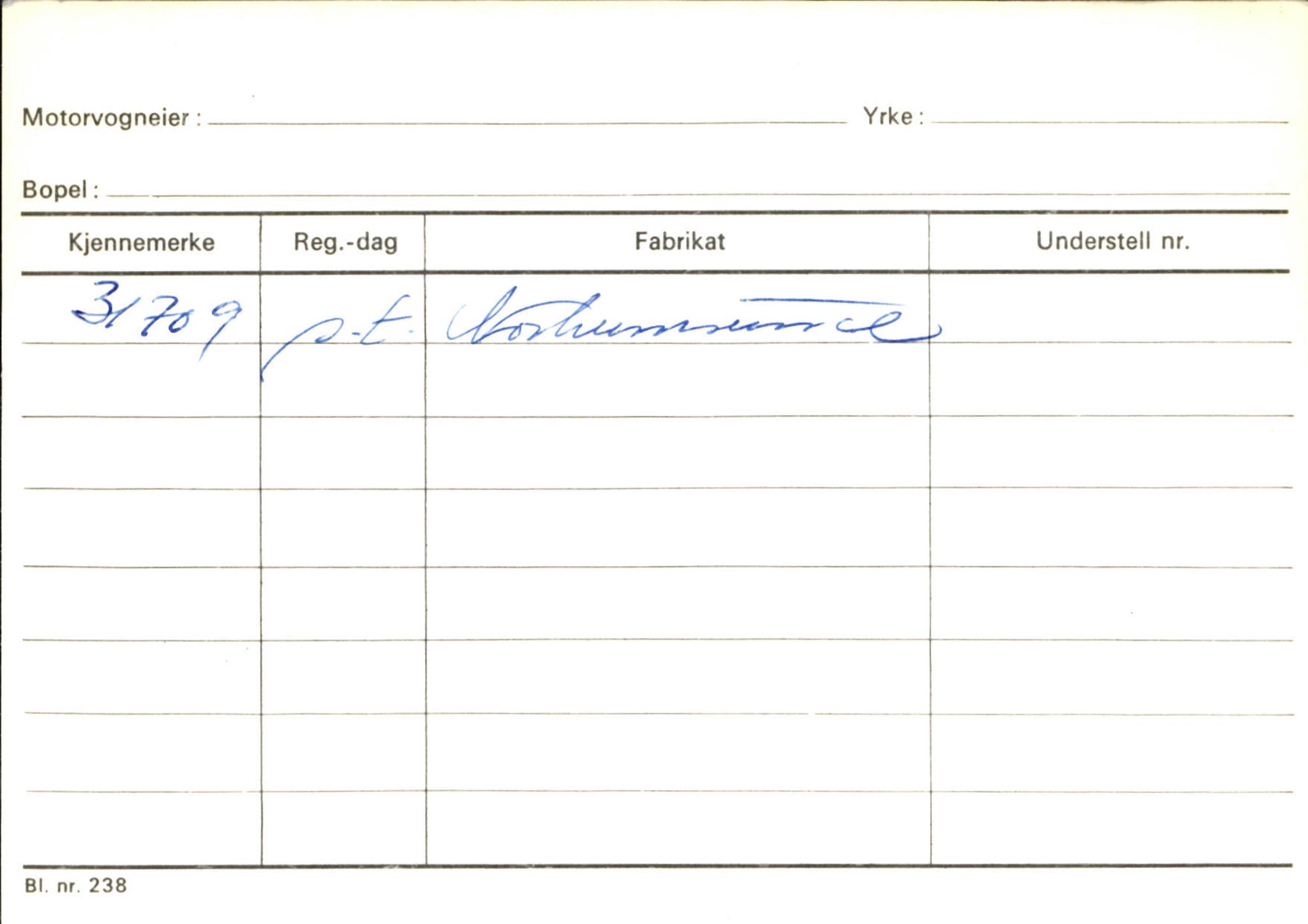 Statens vegvesen, Sogn og Fjordane vegkontor, AV/SAB-A-5301/4/F/L0144: Registerkort Vågsøy A-R, 1945-1975, p. 106