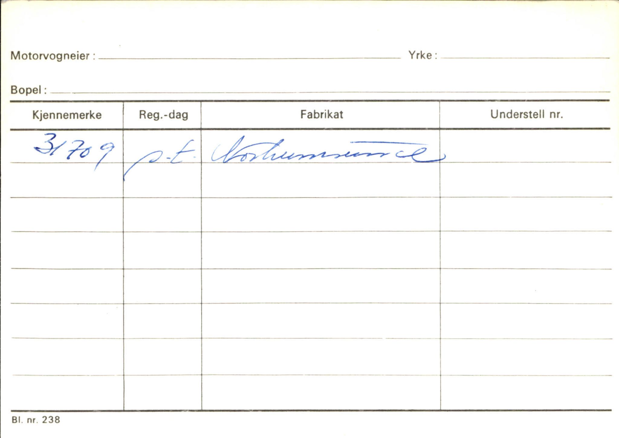 Statens vegvesen, Sogn og Fjordane vegkontor, SAB/A-5301/4/F/L0144: Registerkort Vågsøy A-R, 1945-1975, p. 106