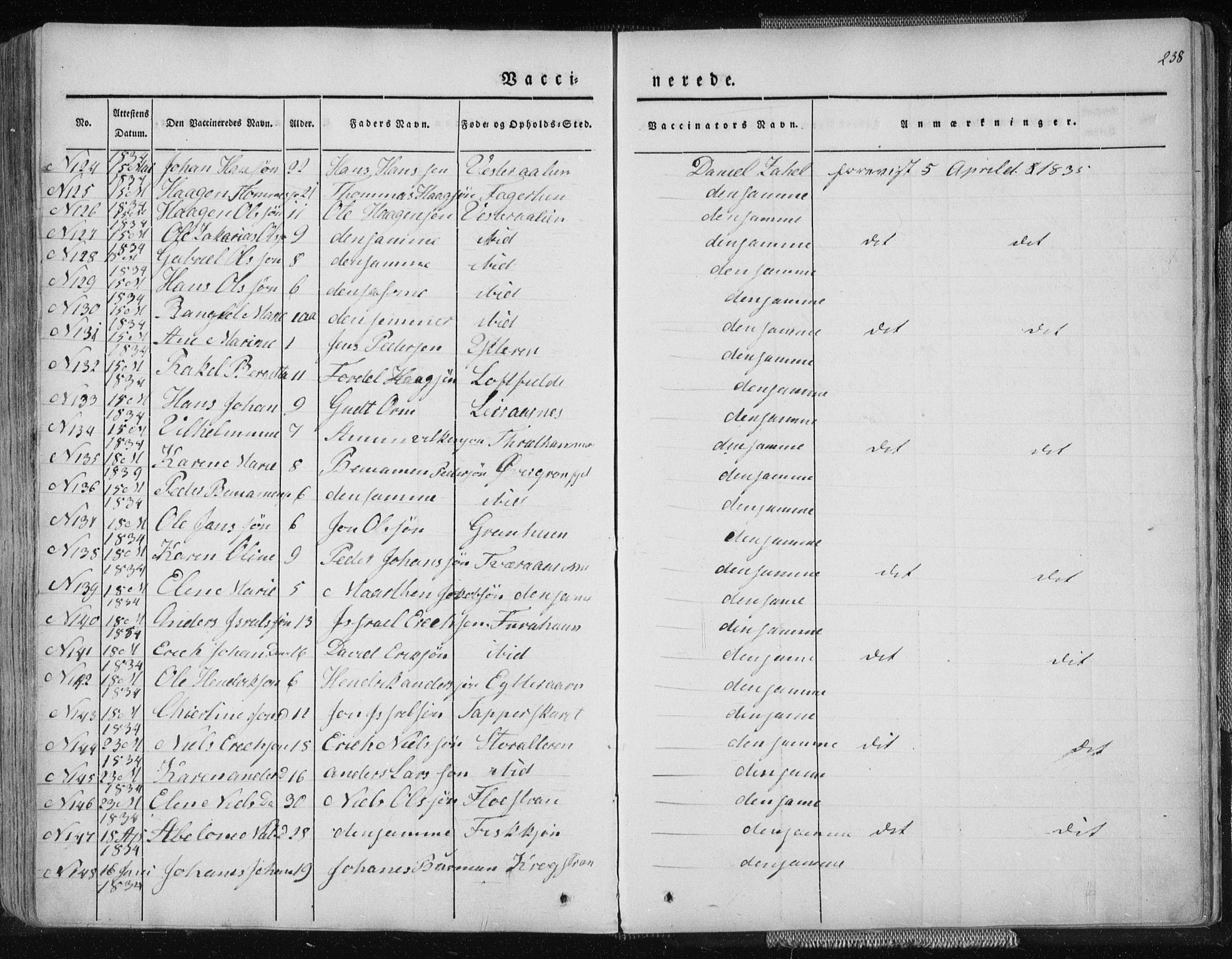 Ministerialprotokoller, klokkerbøker og fødselsregistre - Nordland, AV/SAT-A-1459/827/L0390: Parish register (official) no. 827A02, 1826-1841, p. 238