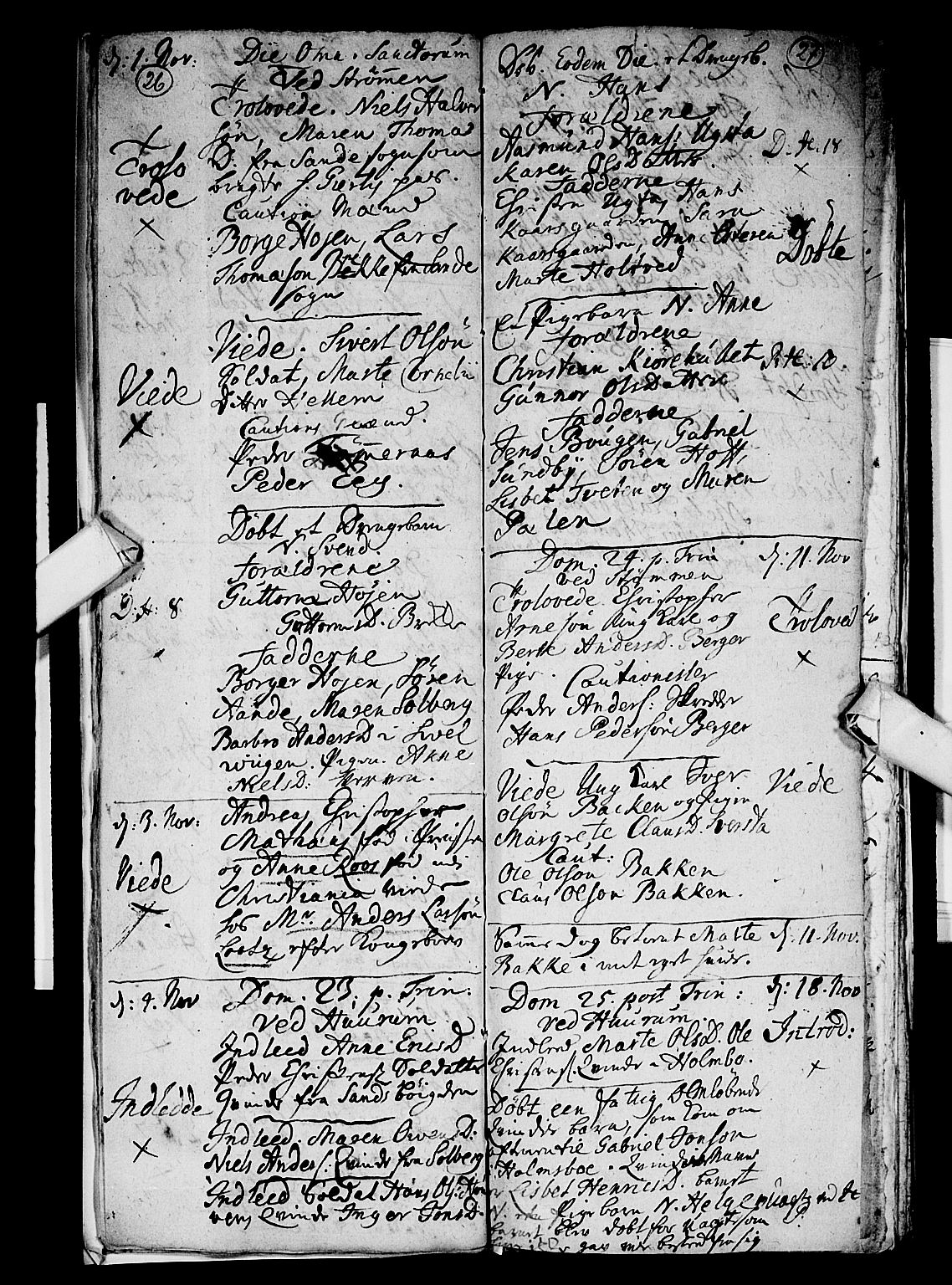 Hurum kirkebøker, AV/SAKO-A-229/F/Fa/L0005: Parish register (official) no. 5, 1735-1739, p. 26-27