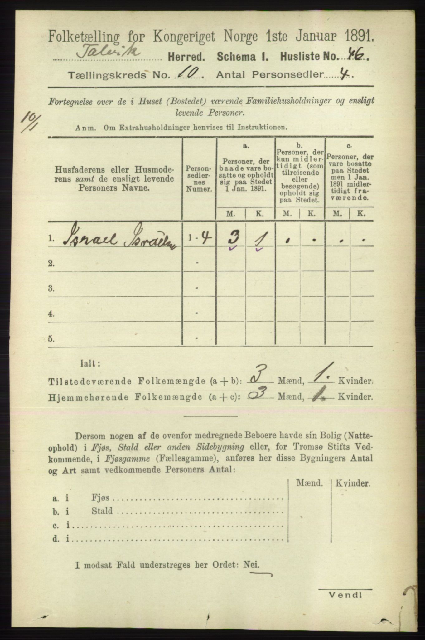 RA, 1891 census for 2013 Talvik, 1891, p. 2328