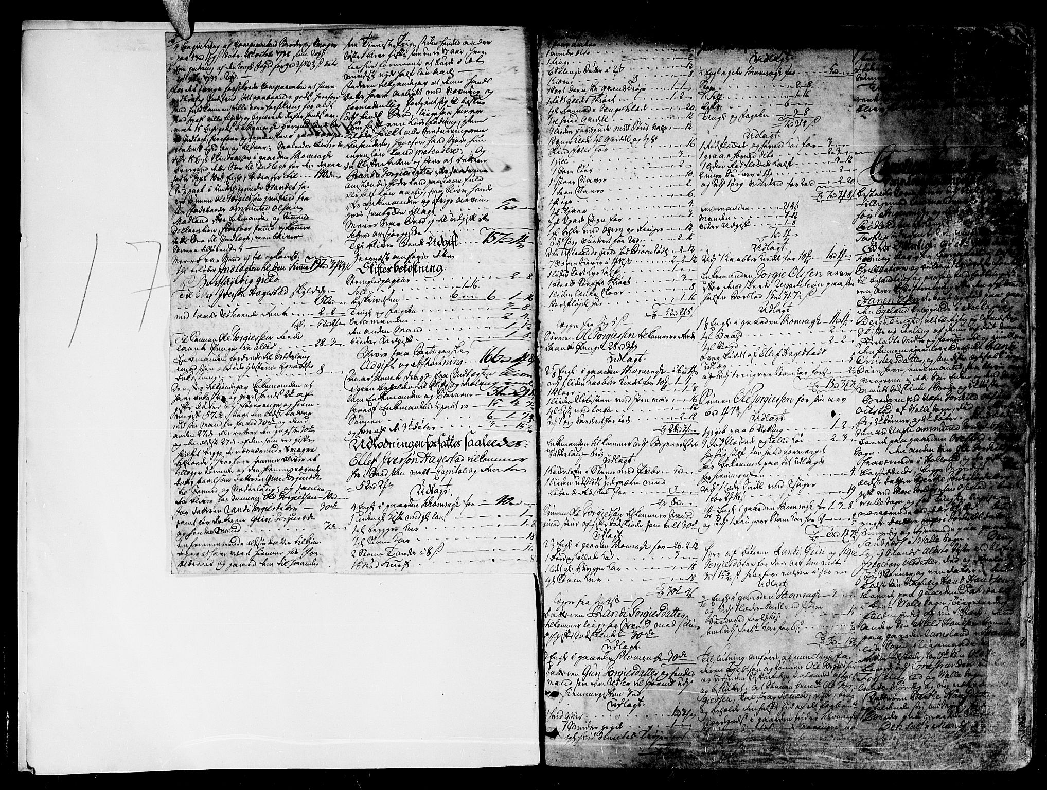 Lister sorenskriveri, AV/SAK-1221-0003/H/Hc/L0036: Skifteprotokoll nr 33a med register, 1763-1770, p. 2-3