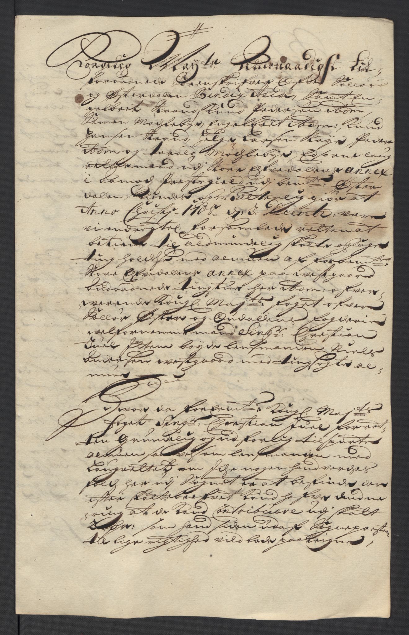 Rentekammeret inntil 1814, Reviderte regnskaper, Fogderegnskap, AV/RA-EA-4092/R13/L0845: Fogderegnskap Solør, Odal og Østerdal, 1708, p. 135