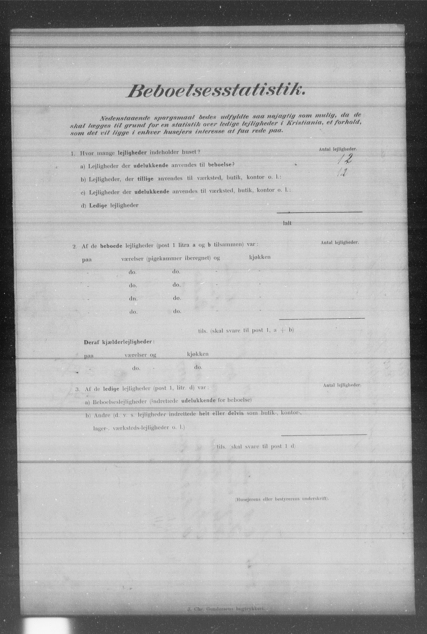 OBA, Municipal Census 1902 for Kristiania, 1902, p. 1954