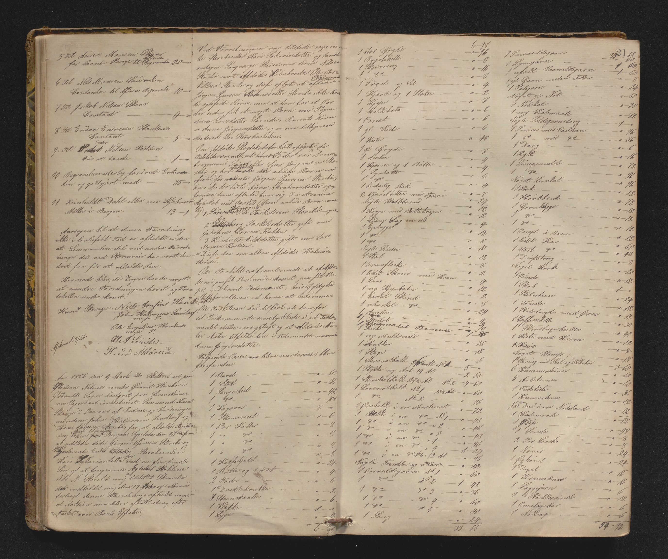 Lensmannen i Sund og Austevoll, AV/SAB-A-35201/0006/L0010: Registreringsprotokoll, 1863-1877, p. 20b-21a