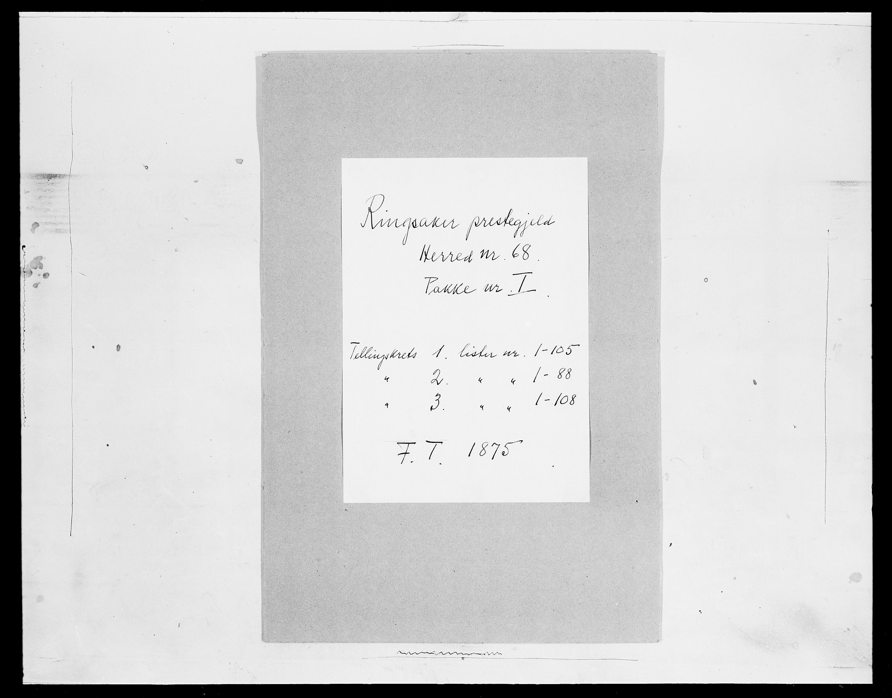 SAH, 1875 census for 0412P Ringsaker, 1875, p. 223