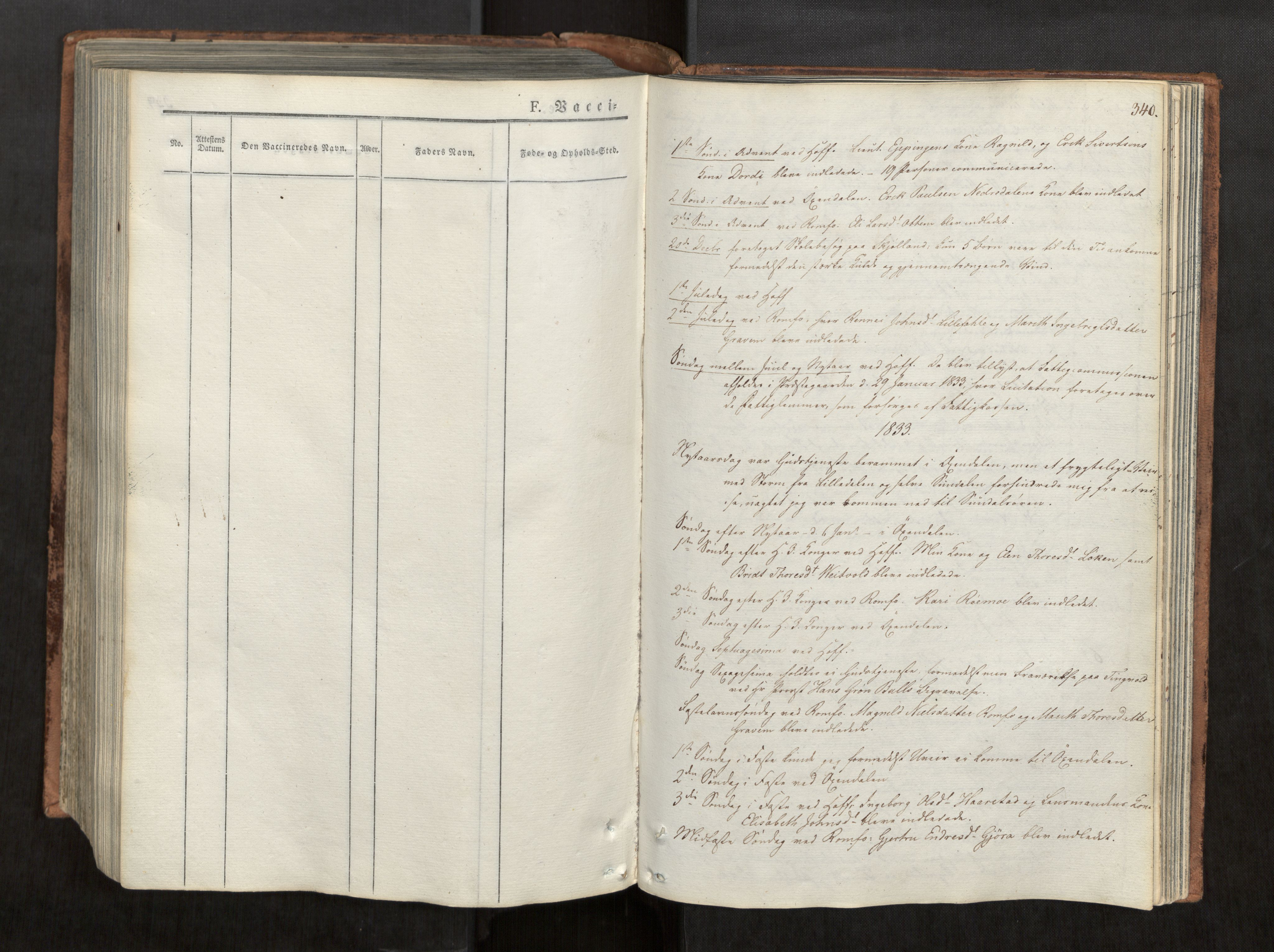 Ministerialprotokoller, klokkerbøker og fødselsregistre - Møre og Romsdal, AV/SAT-A-1454/590/L1012: Parish register (official) no. 590A04, 1832-1846, p. 340