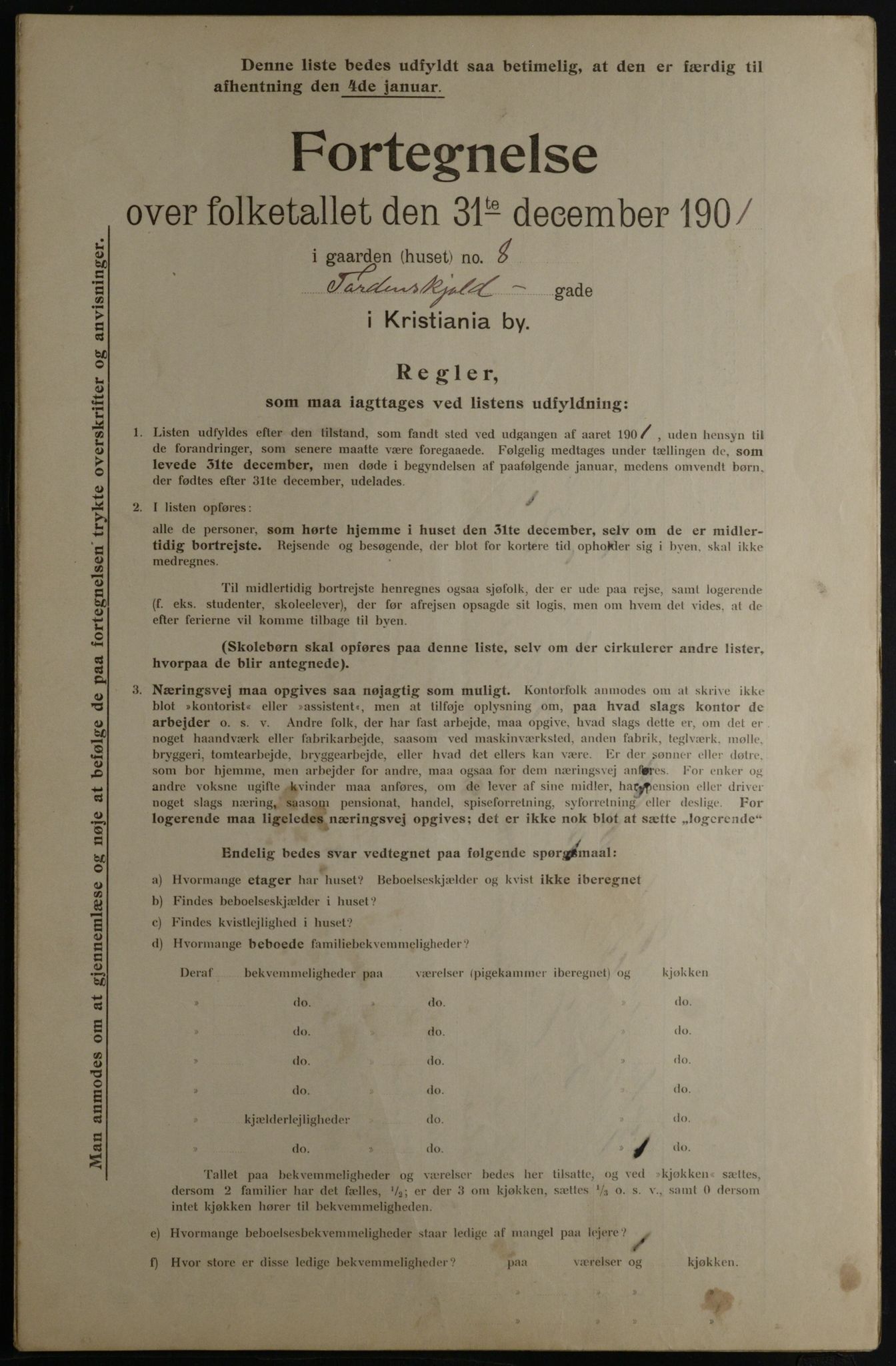 OBA, Municipal Census 1901 for Kristiania, 1901, p. 17470