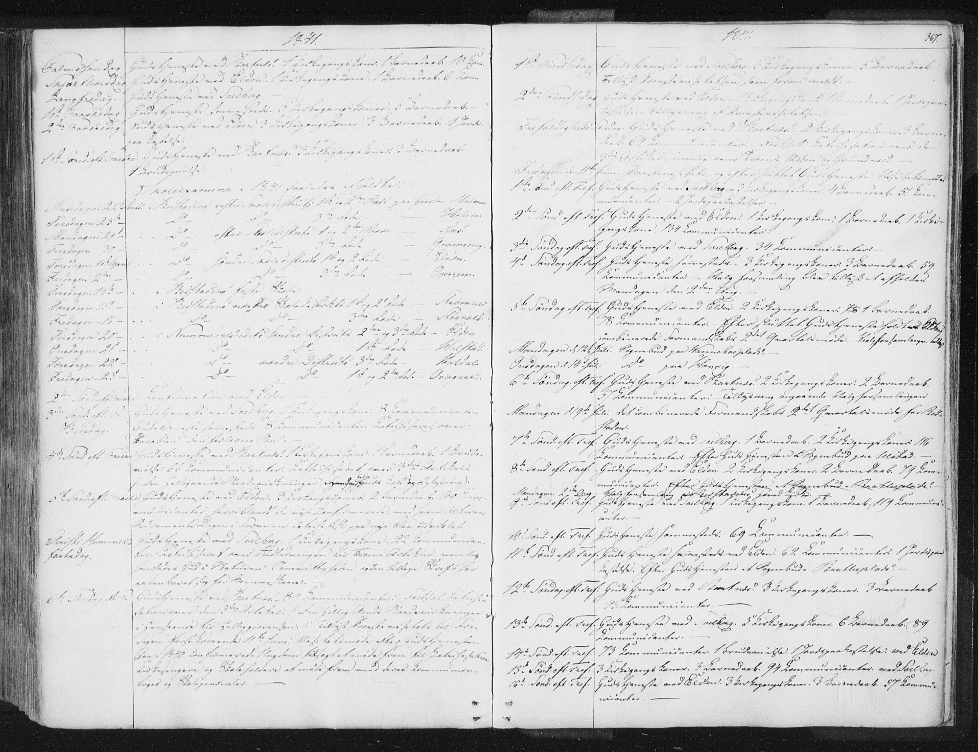 Ministerialprotokoller, klokkerbøker og fødselsregistre - Nord-Trøndelag, SAT/A-1458/741/L0392: Parish register (official) no. 741A06, 1836-1848, p. 367