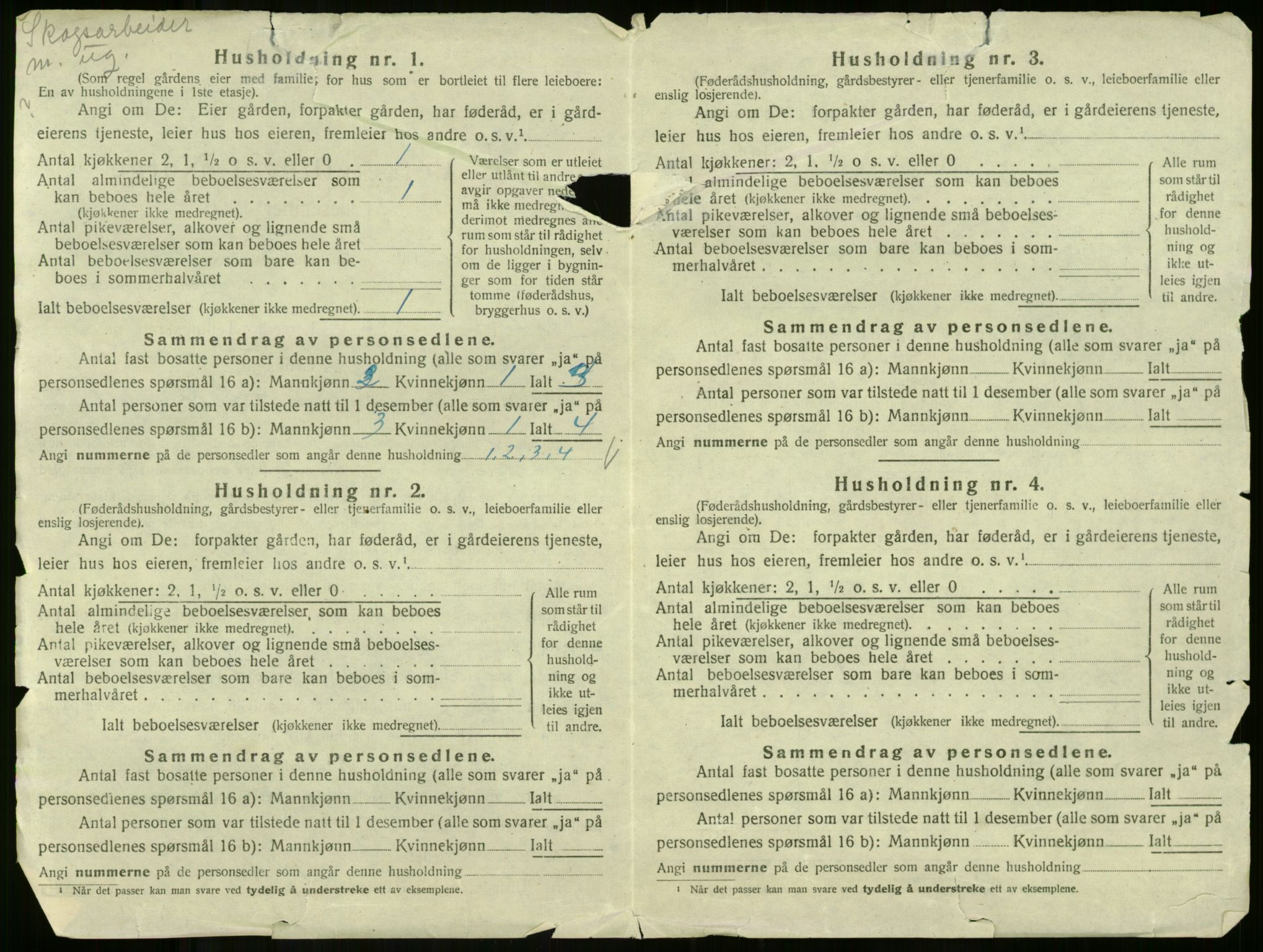 SAKO, 1920 census for Andebu, 1920, p. 1163