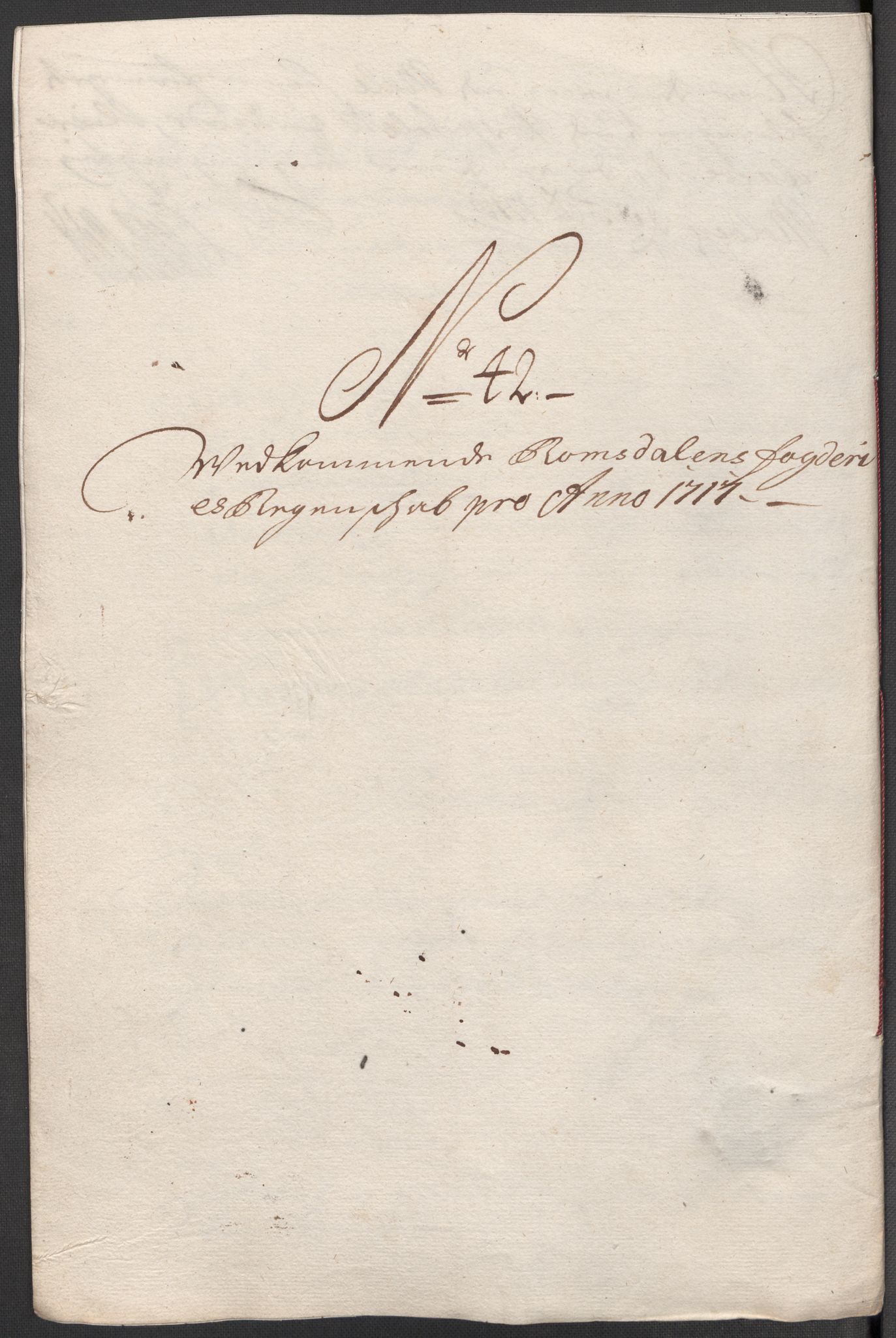 Rentekammeret inntil 1814, Reviderte regnskaper, Fogderegnskap, AV/RA-EA-4092/R55/L3664: Fogderegnskap Romsdal, 1717, p. 224