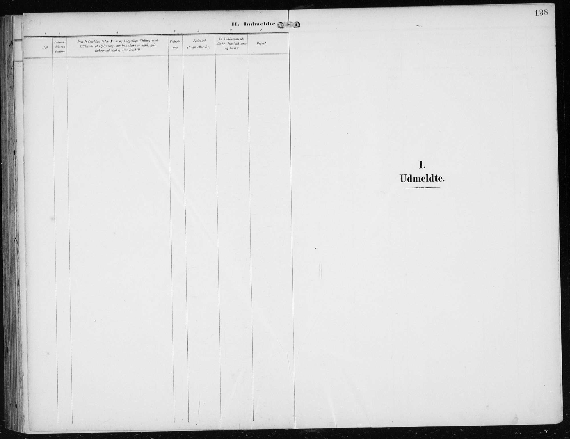 Herdla Sokneprestembete, AV/SAB-A-75701/H/Haa: Parish register (official) no. B 1, 1902-1921, p. 138