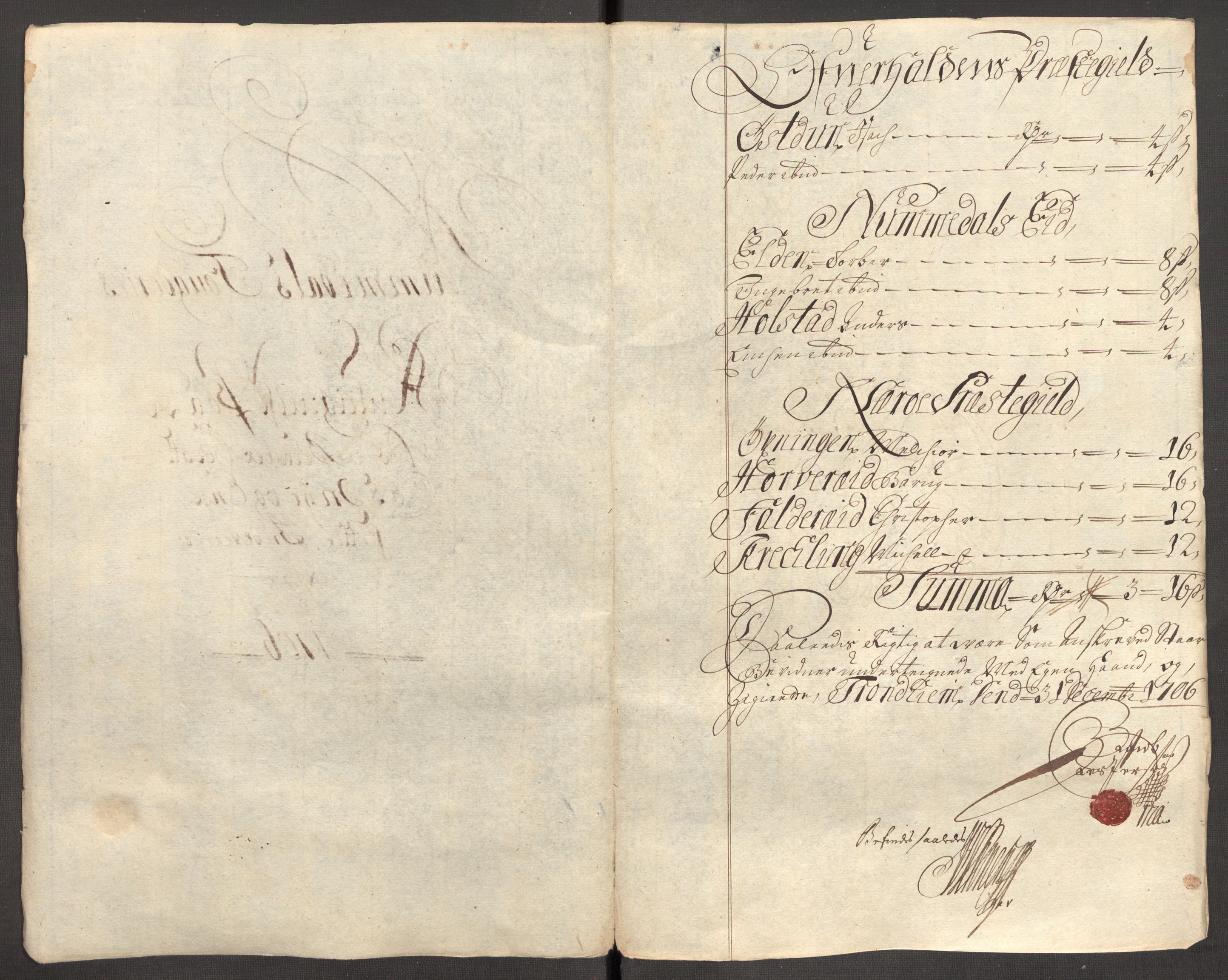 Rentekammeret inntil 1814, Reviderte regnskaper, Fogderegnskap, RA/EA-4092/R64/L4429: Fogderegnskap Namdal, 1705-1706, p. 324