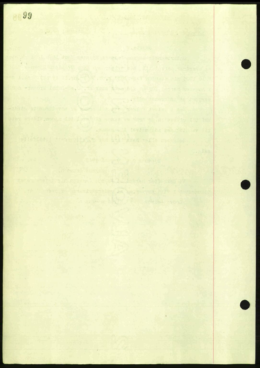 Steigen og Ofoten sorenskriveri, AV/SAT-A-0030/1/2/2C: Mortgage book no. A9-12, 1942-1946, Diary no: : 1605/1942