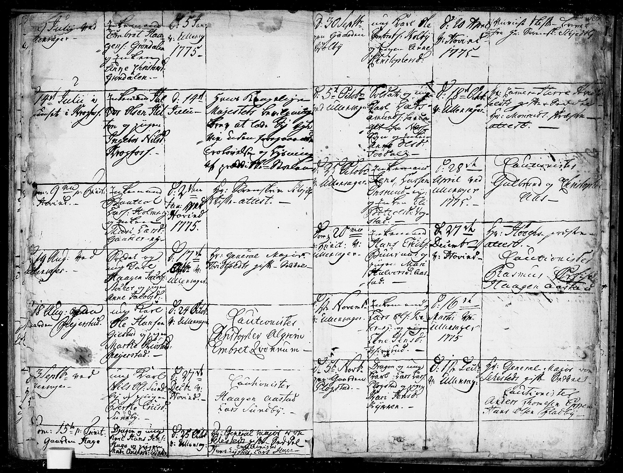 Ullensaker prestekontor Kirkebøker, SAO/A-10236a/F/Fa/L0010: Parish register (official) no. I 10, 1733-1776, p. 168-169