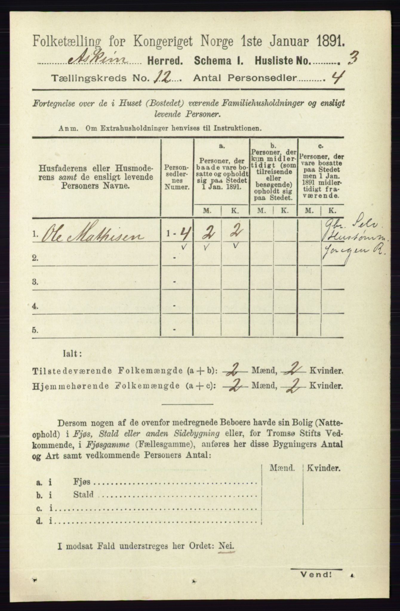 RA, 1891 census for 0124 Askim, 1891, p. 1893