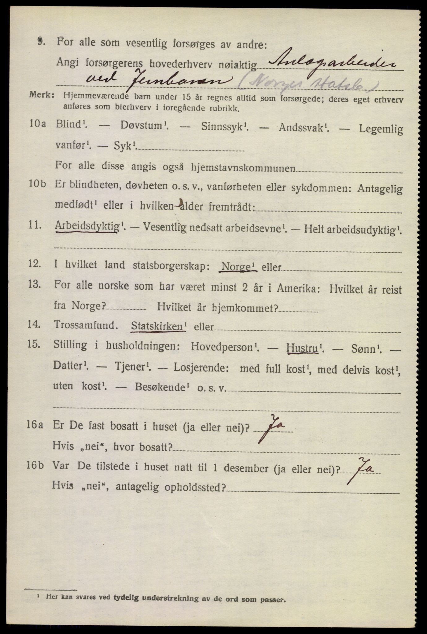 SAKO, 1920 census for Øvre Sandsvær, 1920, p. 1943