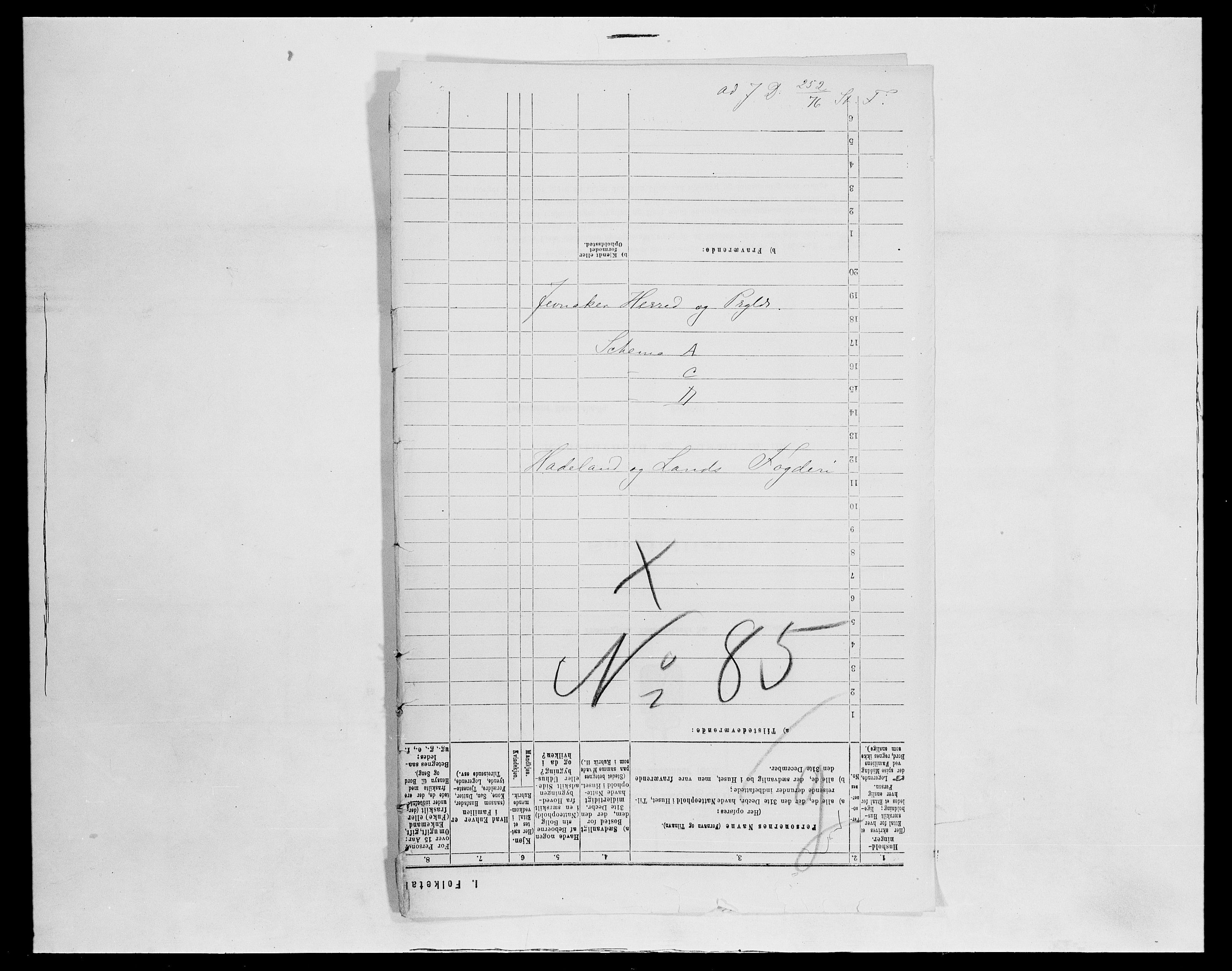 SAH, 1875 census for 0532P Jevnaker, 1875, p. 15