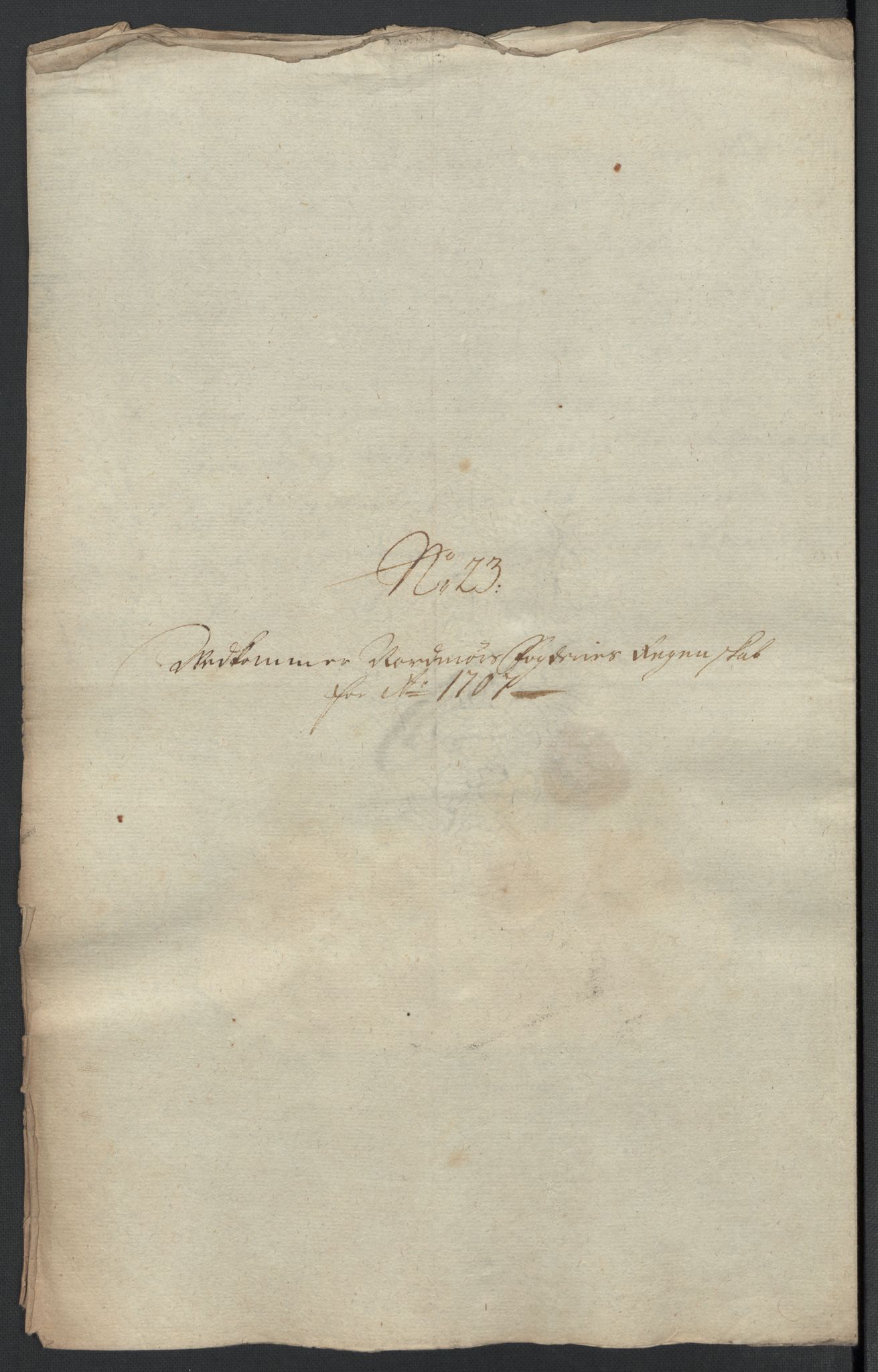 Rentekammeret inntil 1814, Reviderte regnskaper, Fogderegnskap, AV/RA-EA-4092/R56/L3742: Fogderegnskap Nordmøre, 1706-1707, p. 321