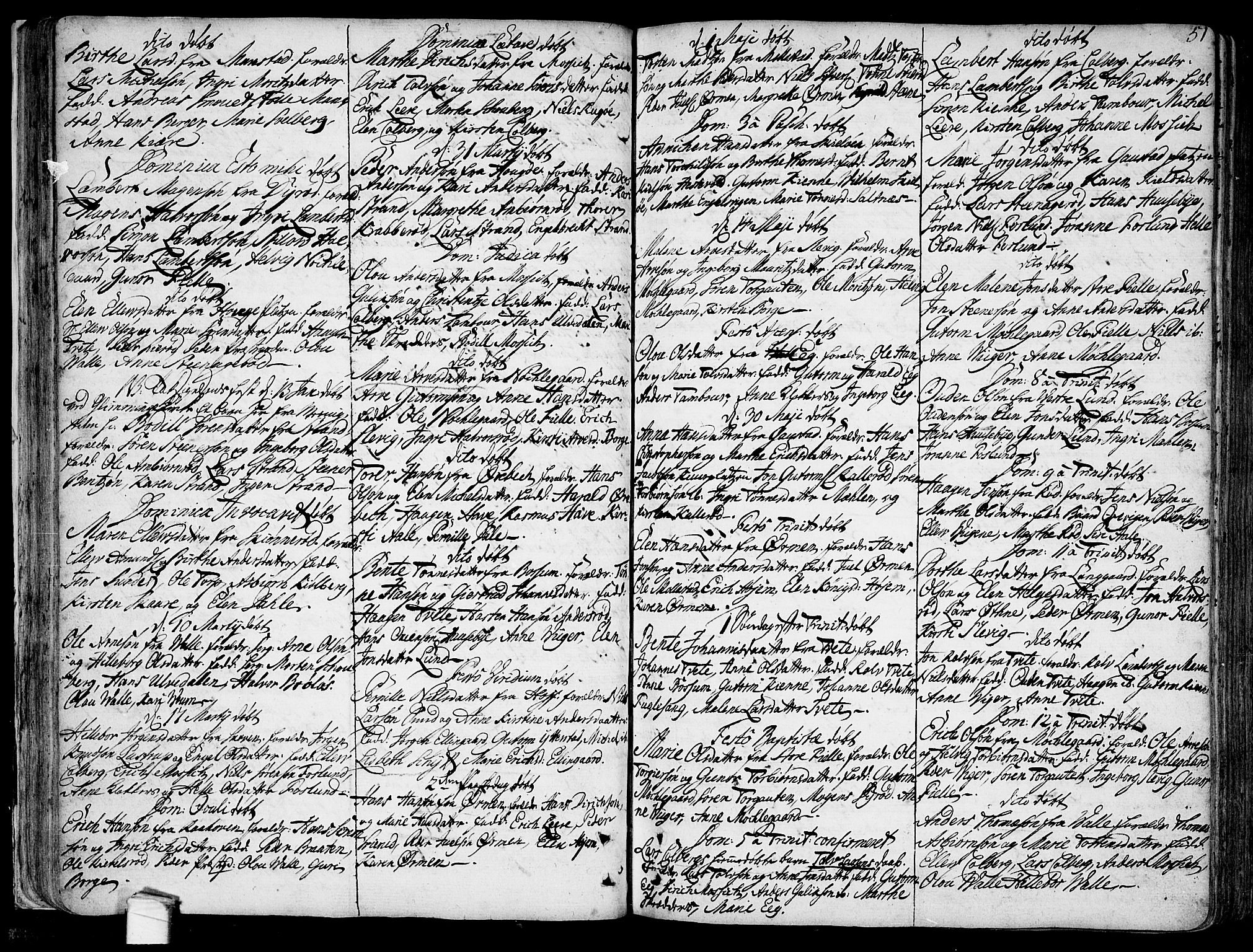 Onsøy prestekontor Kirkebøker, SAO/A-10914/F/Fa/L0001: Parish register (official) no. I 1, 1733-1814, p. 51