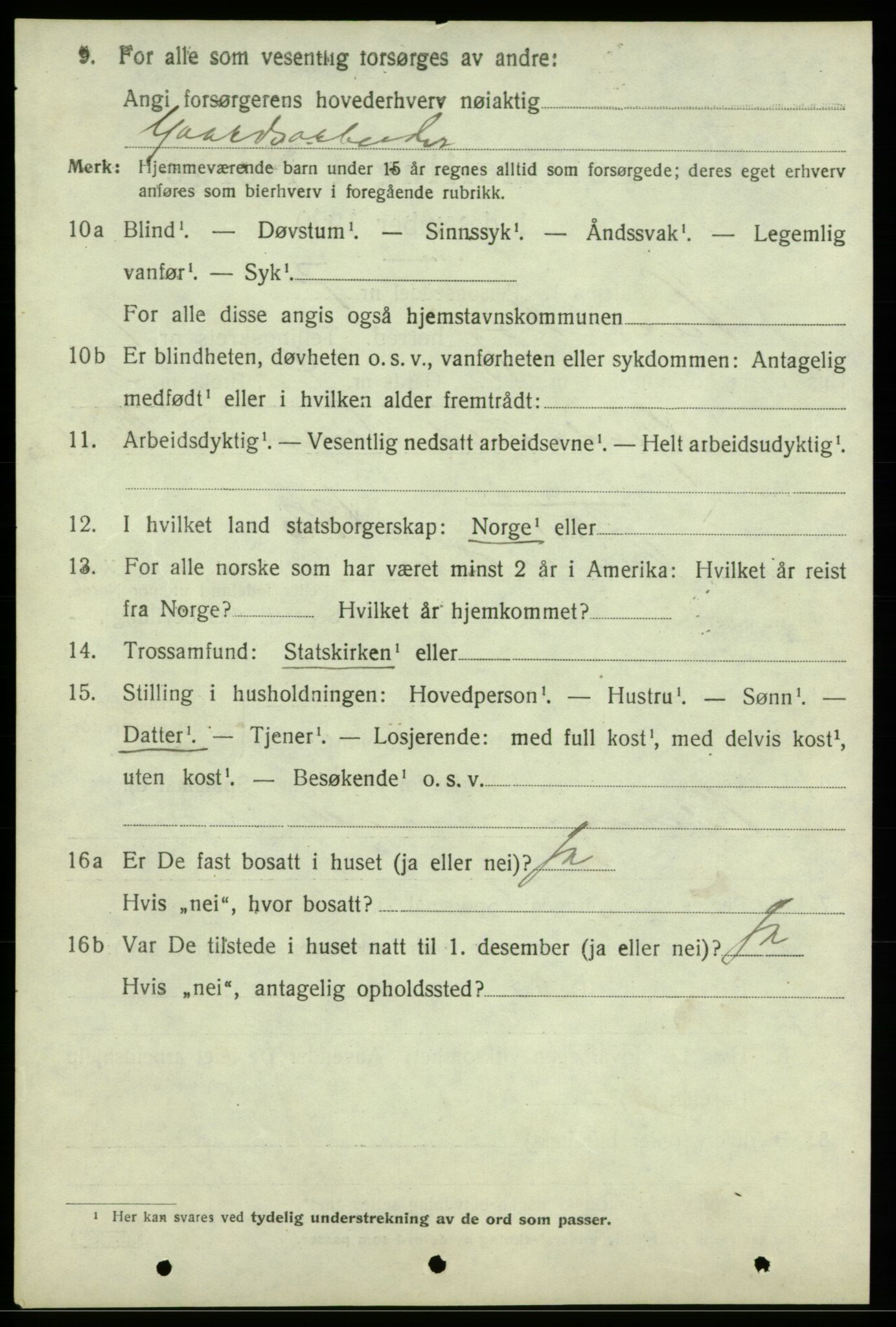 SAB, 1920 census for Varaldsøy, 1920, p. 736