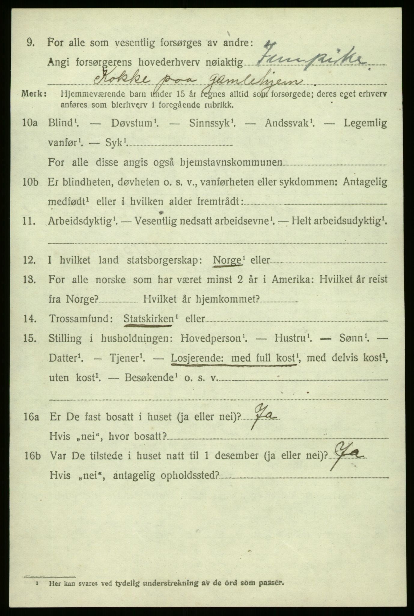 SAB, 1920 census for Fjaler, 1920, p. 5922