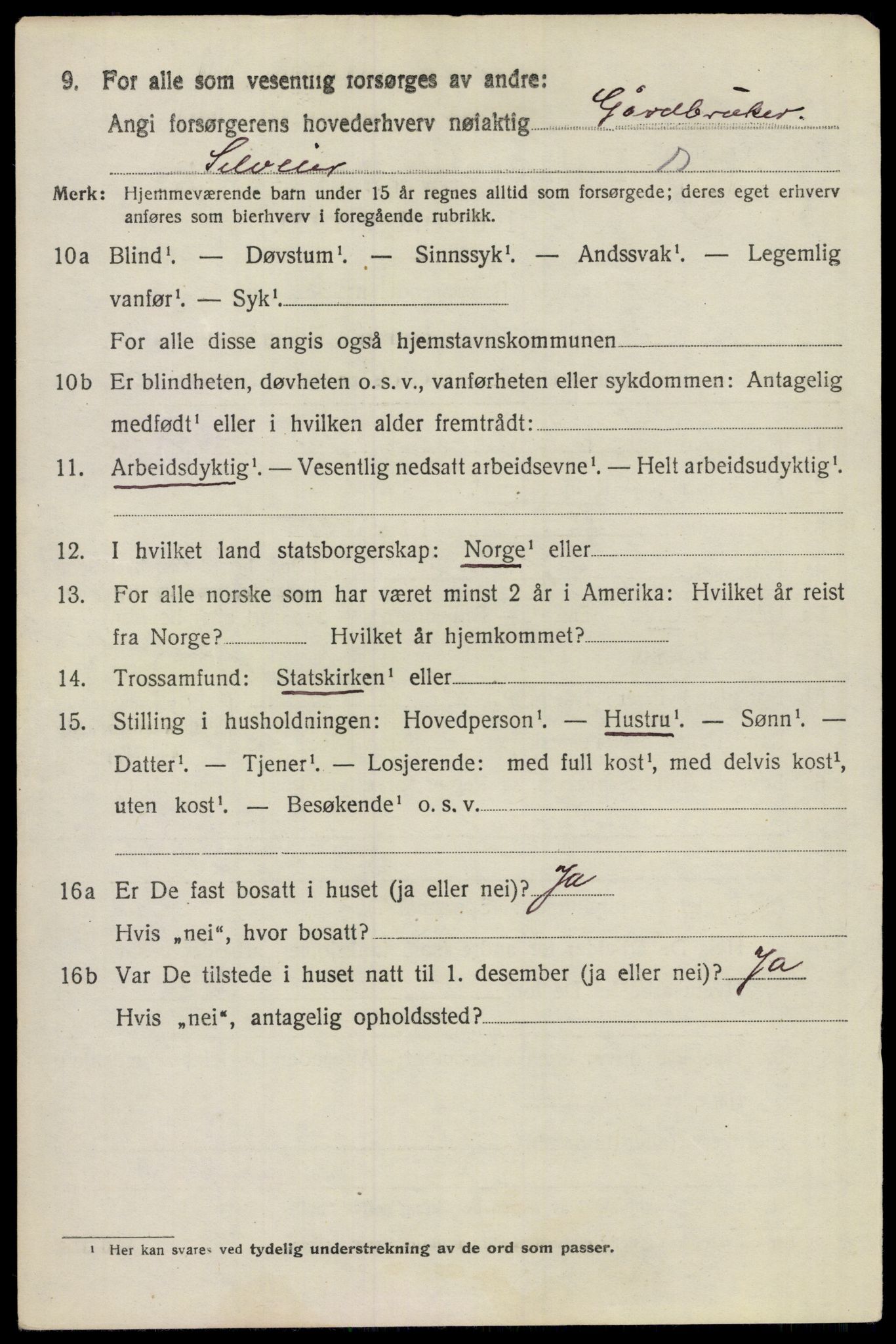 SAO, 1920 census for Eidsvoll, 1920, p. 3546