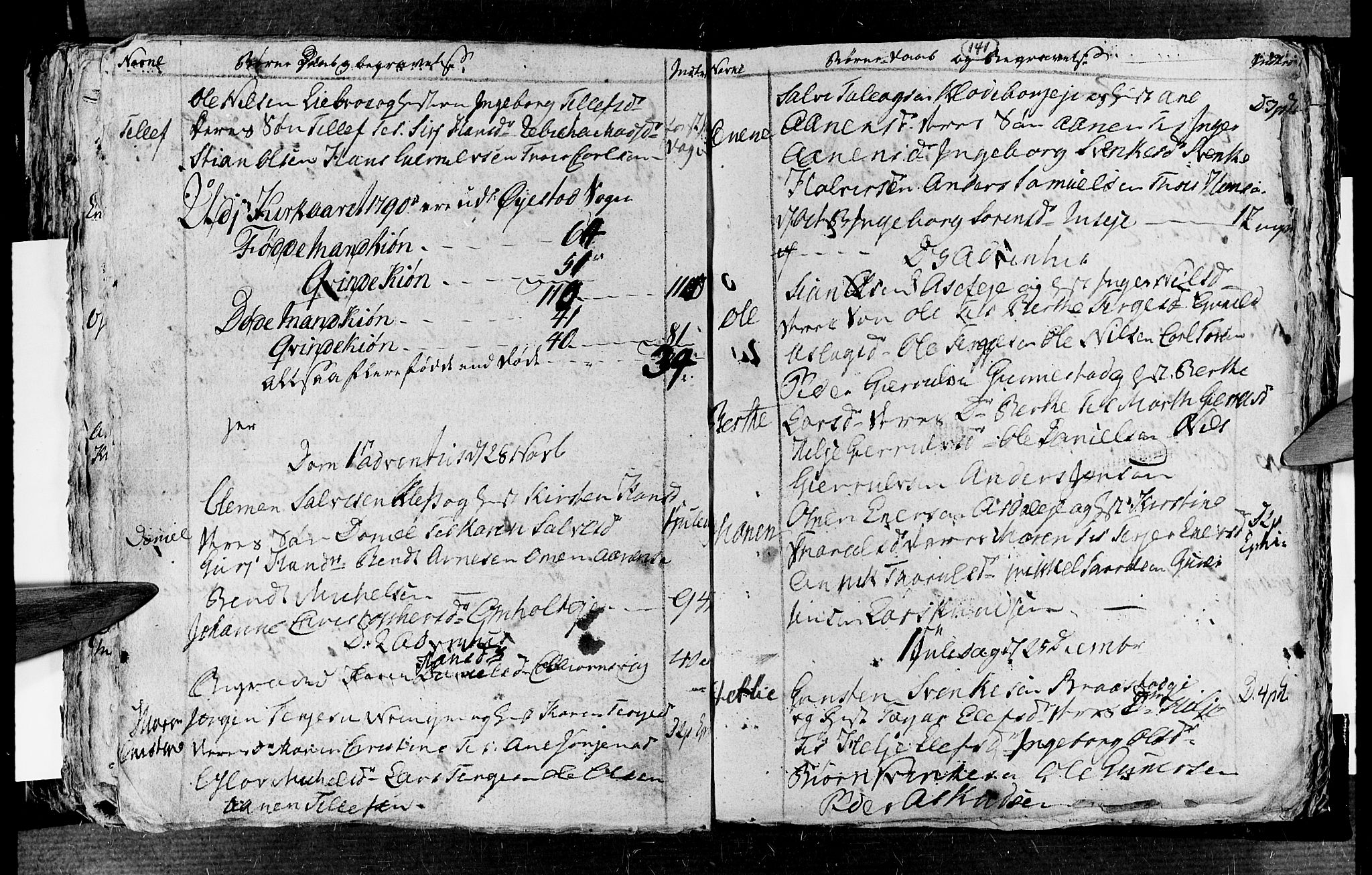 Øyestad sokneprestkontor, SAK/1111-0049/F/Fb/L0001: Parish register (copy) no. B 1, 1780-1794, p. 141