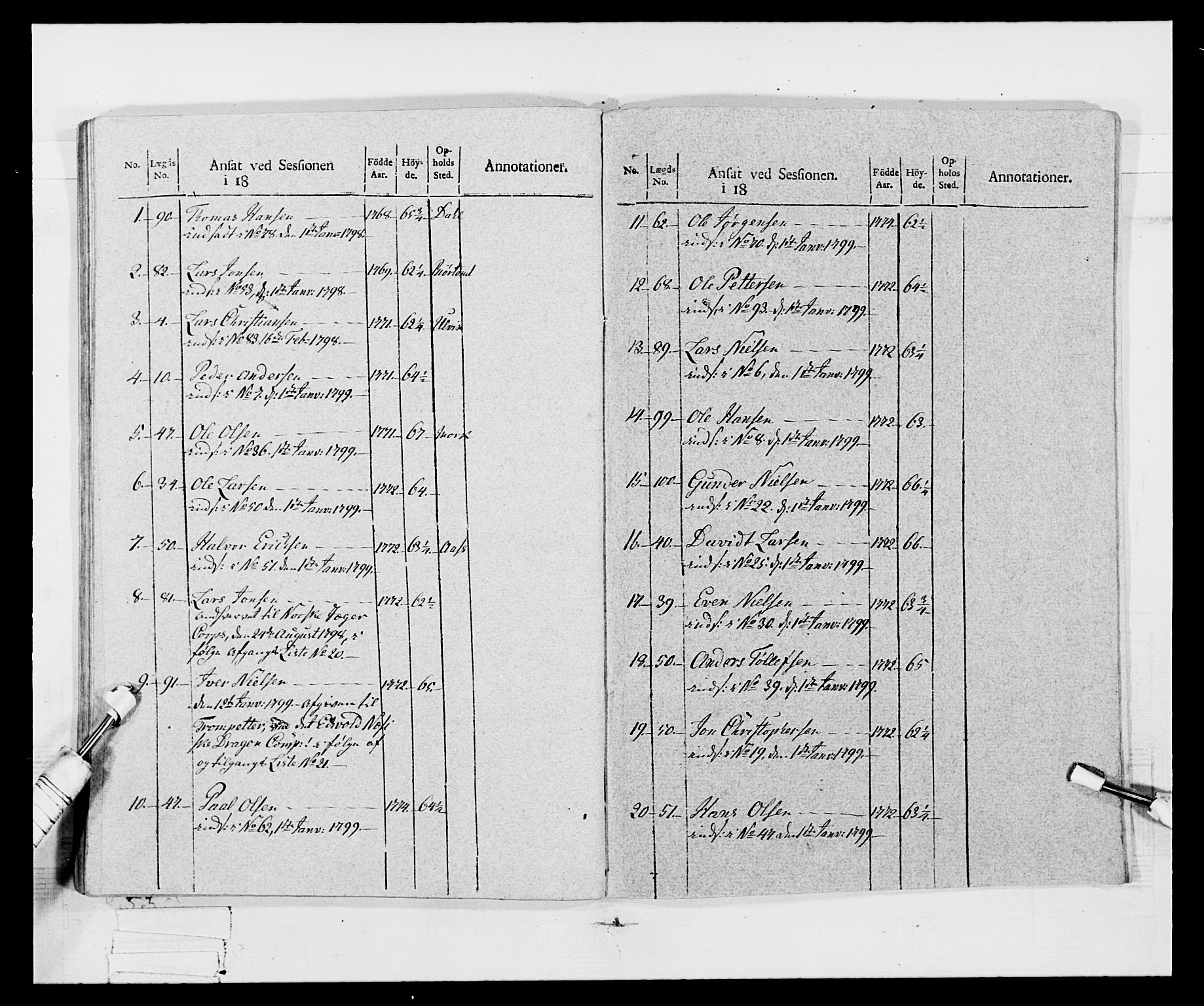 Generalitets- og kommissariatskollegiet, Det kongelige norske kommissariatskollegium, AV/RA-EA-5420/E/Eh/L0068: Opplandske nasjonale infanteriregiment, 1802-1805, p. 337