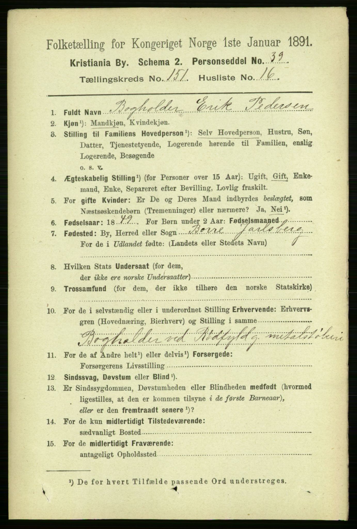 RA, 1891 census for 0301 Kristiania, 1891, p. 84794