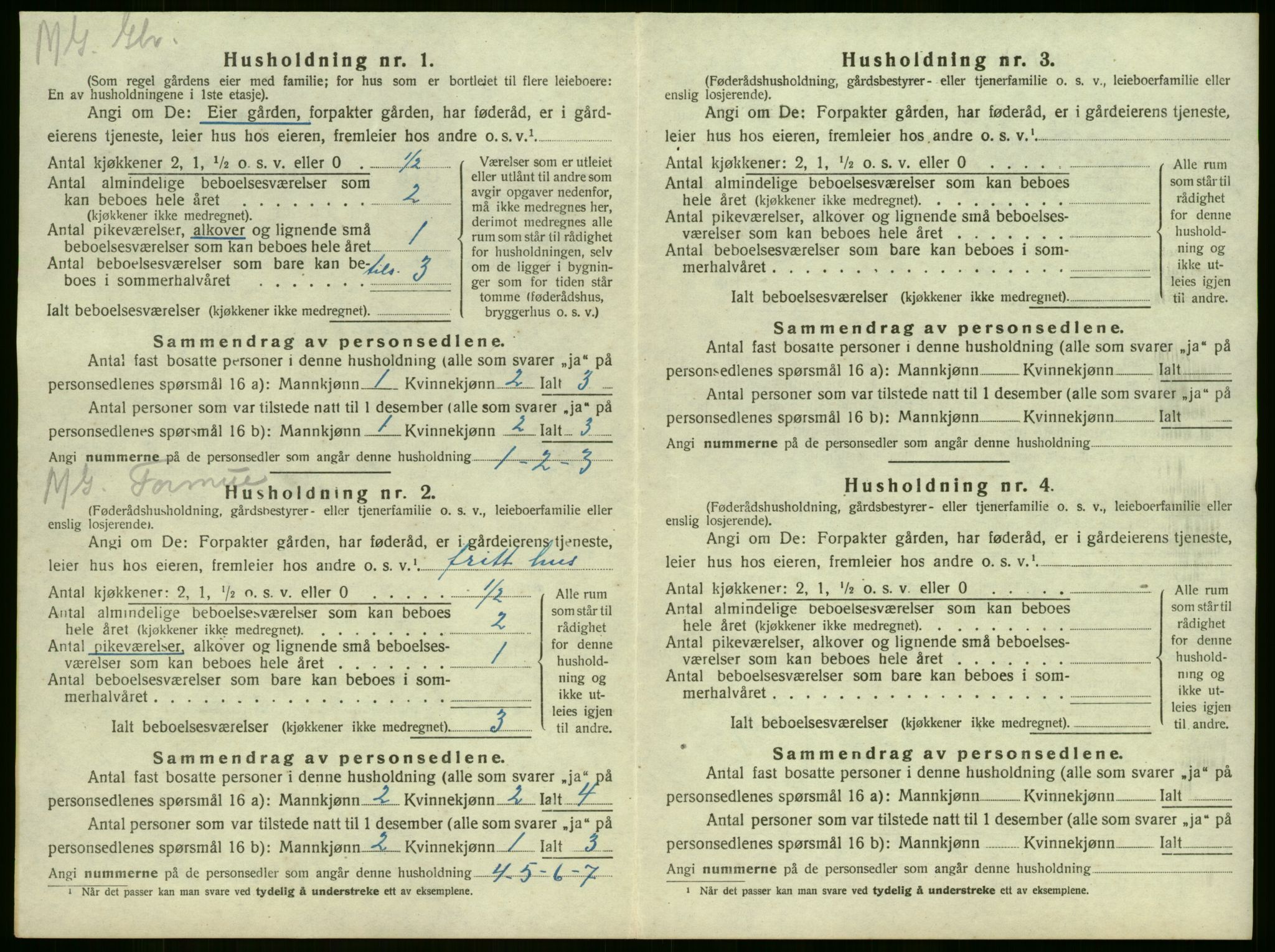 SAKO, 1920 census for Sandeherred, 1920, p. 82