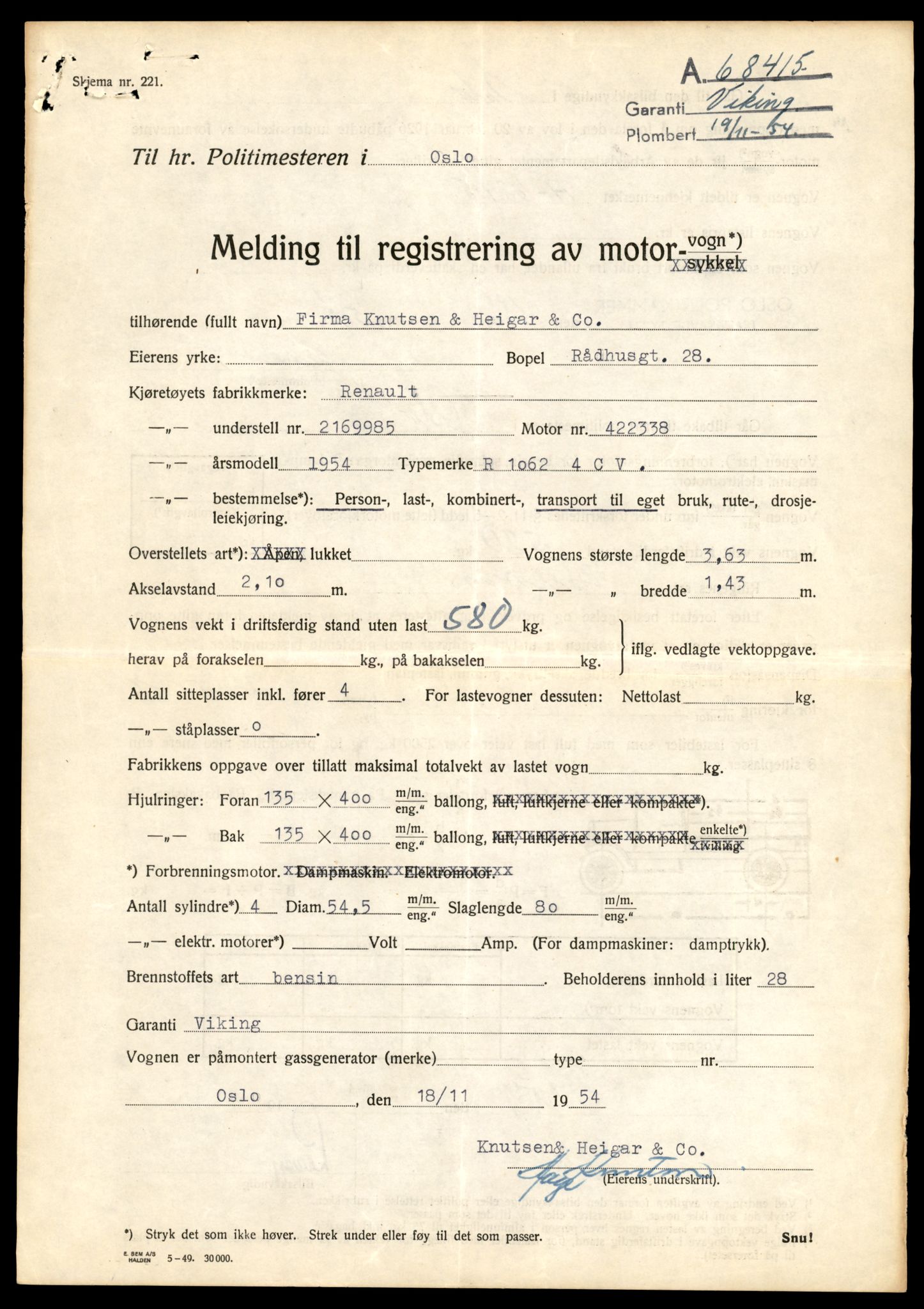 Møre og Romsdal vegkontor - Ålesund trafikkstasjon, AV/SAT-A-4099/F/Fe/L0049: Registreringskort for kjøretøy T 14864 - T 18613, 1927-1998, p. 283