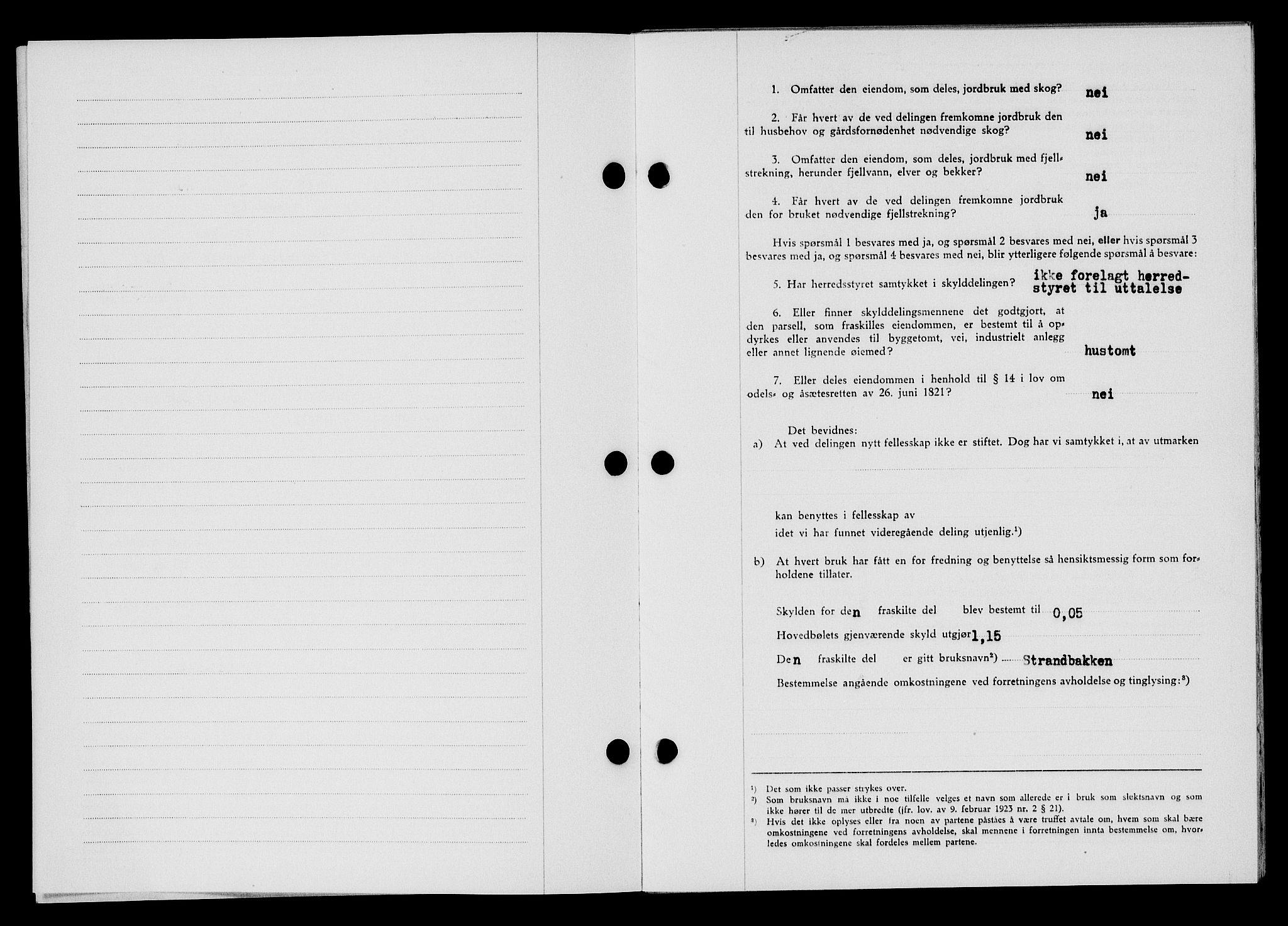 Flekkefjord sorenskriveri, SAK/1221-0001/G/Gb/Gba/L0058: Mortgage book no. A-6, 1942-1944, Diary no: : 433/1943