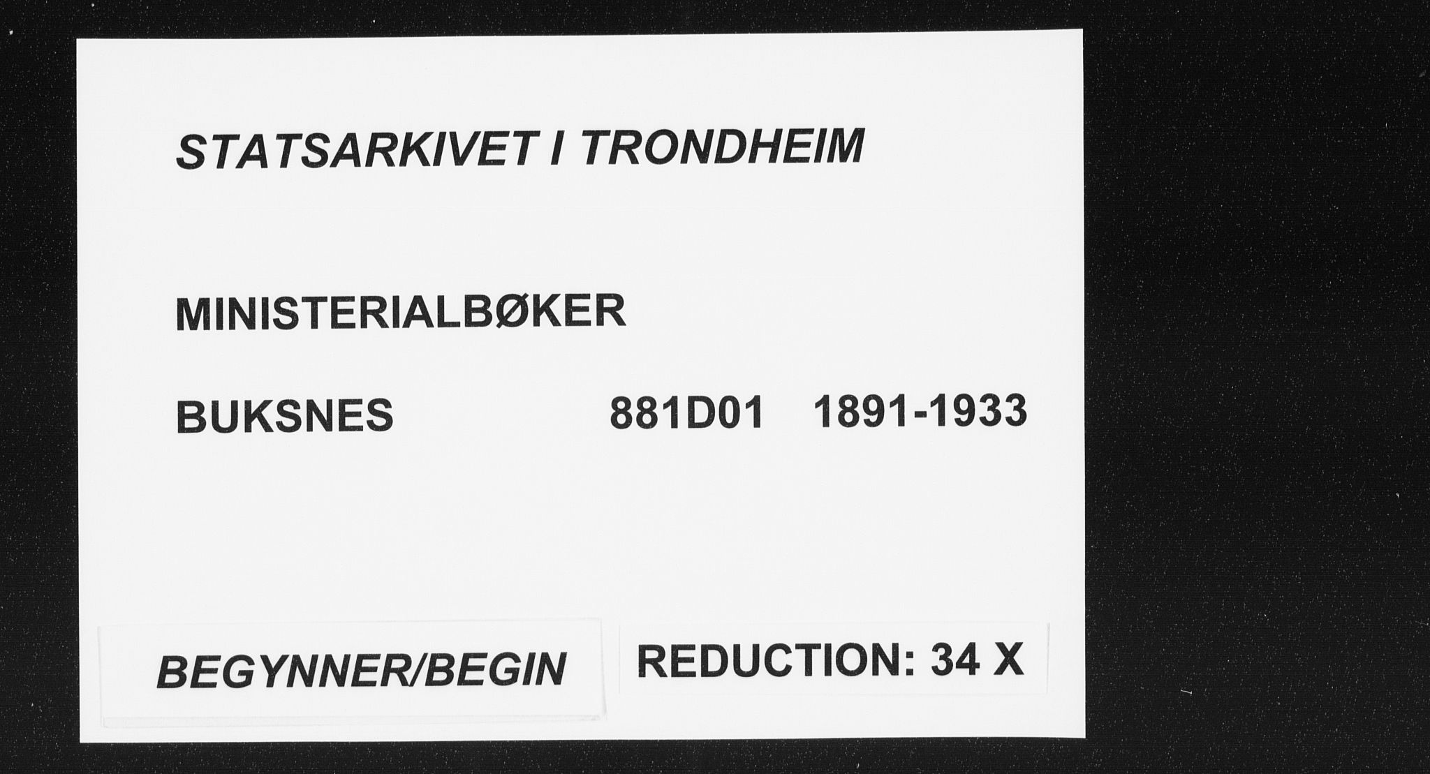 Ministerialprotokoller, klokkerbøker og fødselsregistre - Nordland, SAT/A-1459/881/L1174: Dissenter register no. 881D01, 1891-1933