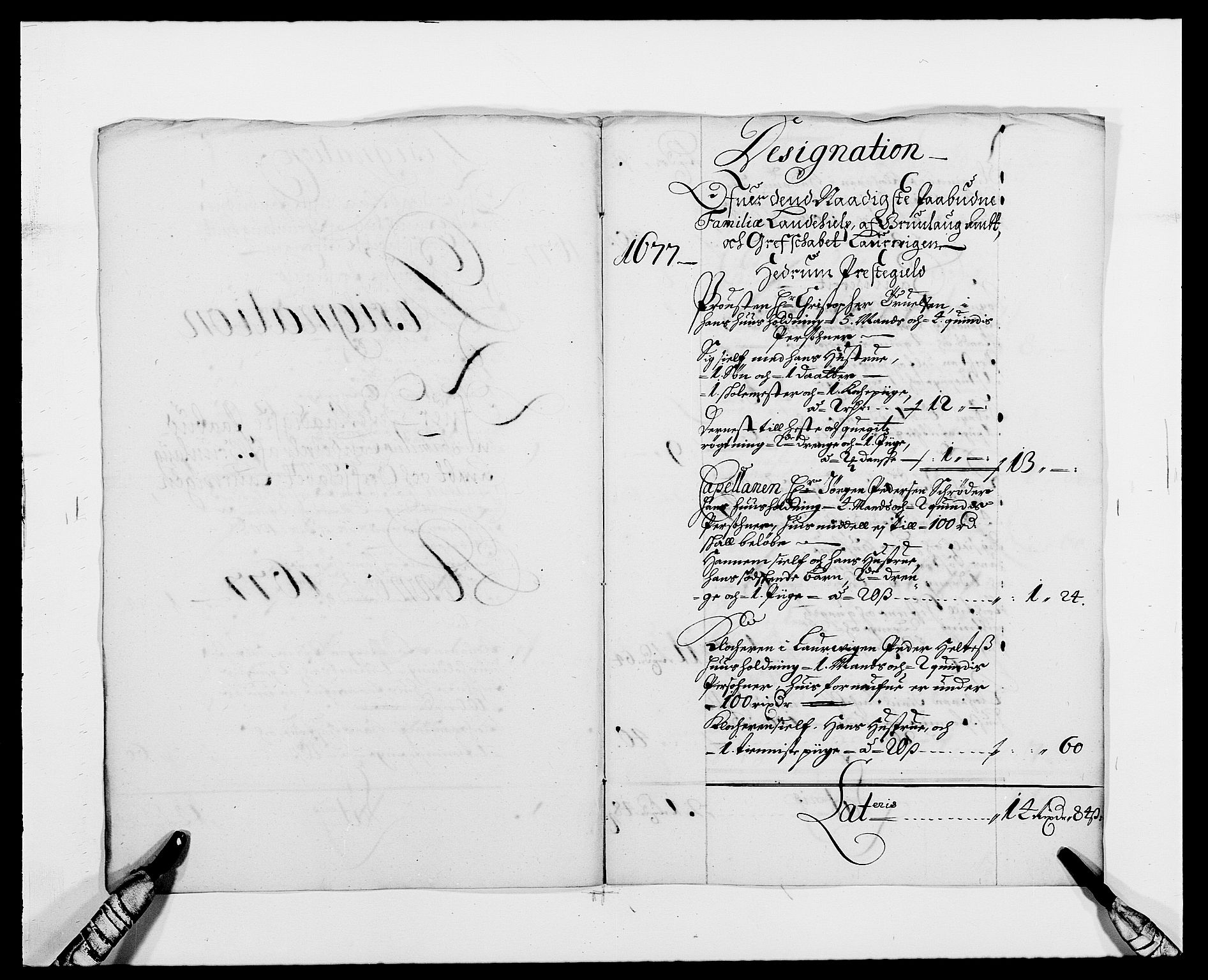 Rentekammeret inntil 1814, Reviderte regnskaper, Fogderegnskap, RA/EA-4092/R33/L1968: Fogderegnskap Larvik grevskap, 1675-1687, p. 112
