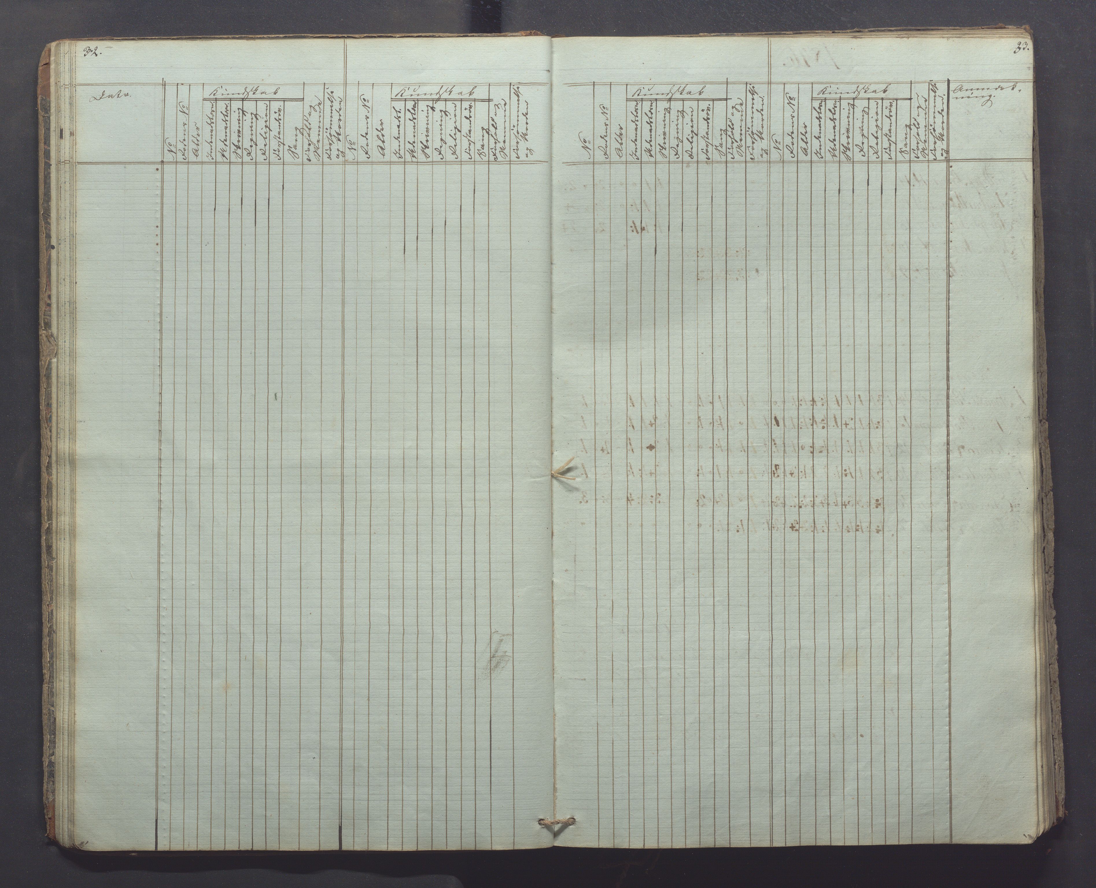 Egersund kommune (Ladested) - Egersund almueskole/folkeskole, IKAR/K-100521/H/L0003: Skoleprotokoll - Faste skole, øverste klasse, 1844-1853, p. 32-33