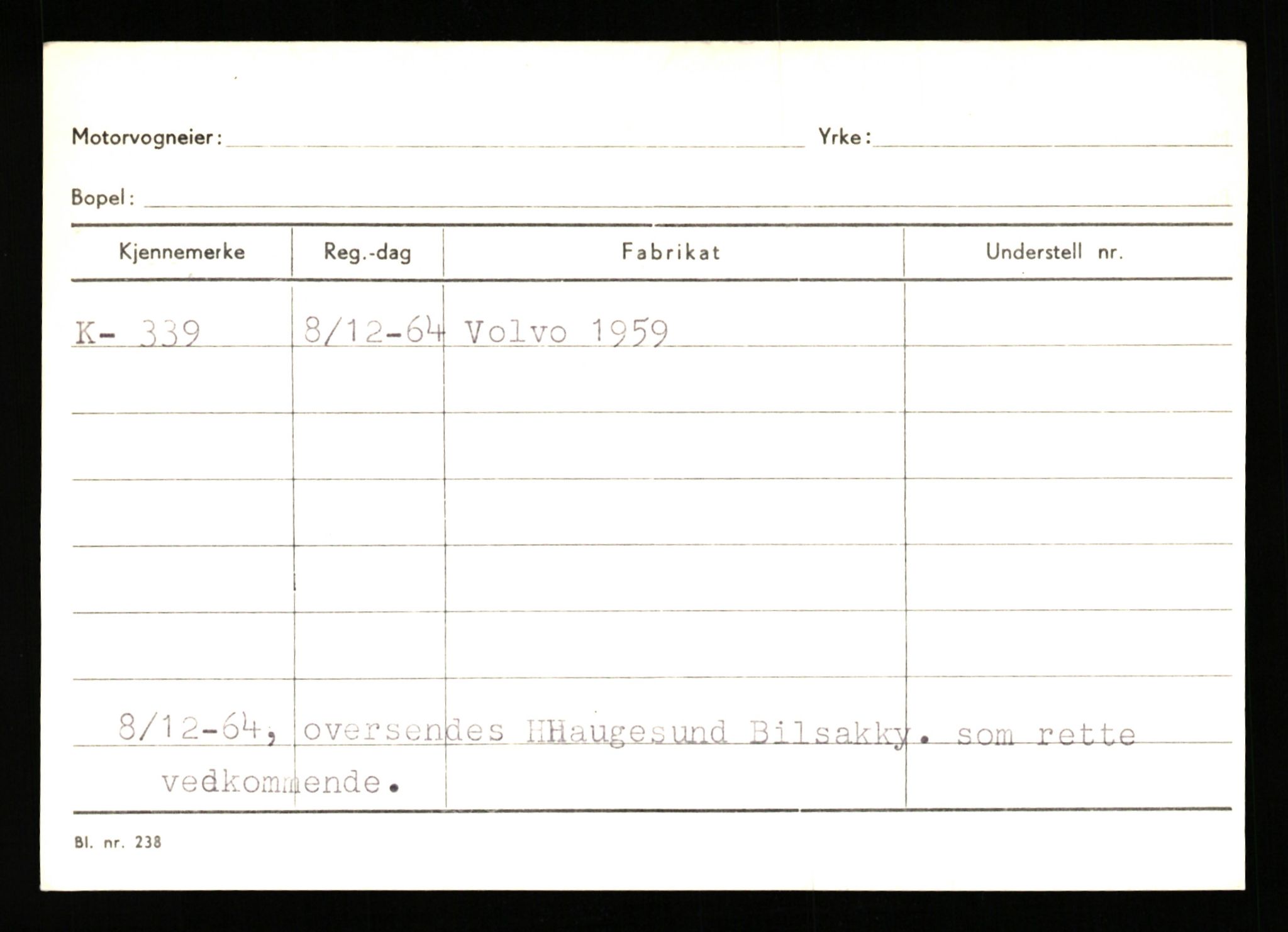 Stavanger trafikkstasjon, AV/SAST-A-101942/0/G/L0001: Registreringsnummer: 0 - 5782, 1930-1971, p. 187