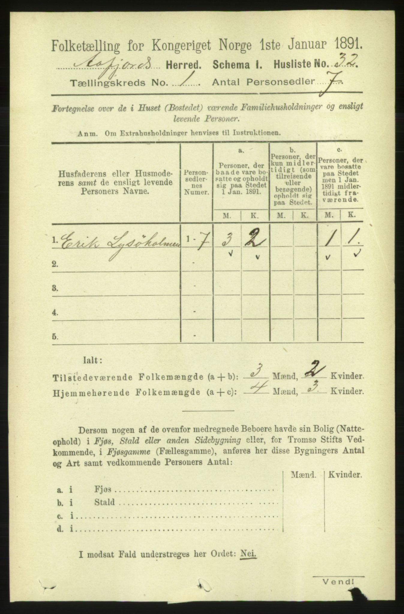 RA, 1891 census for 1630 Åfjord, 1891, p. 68