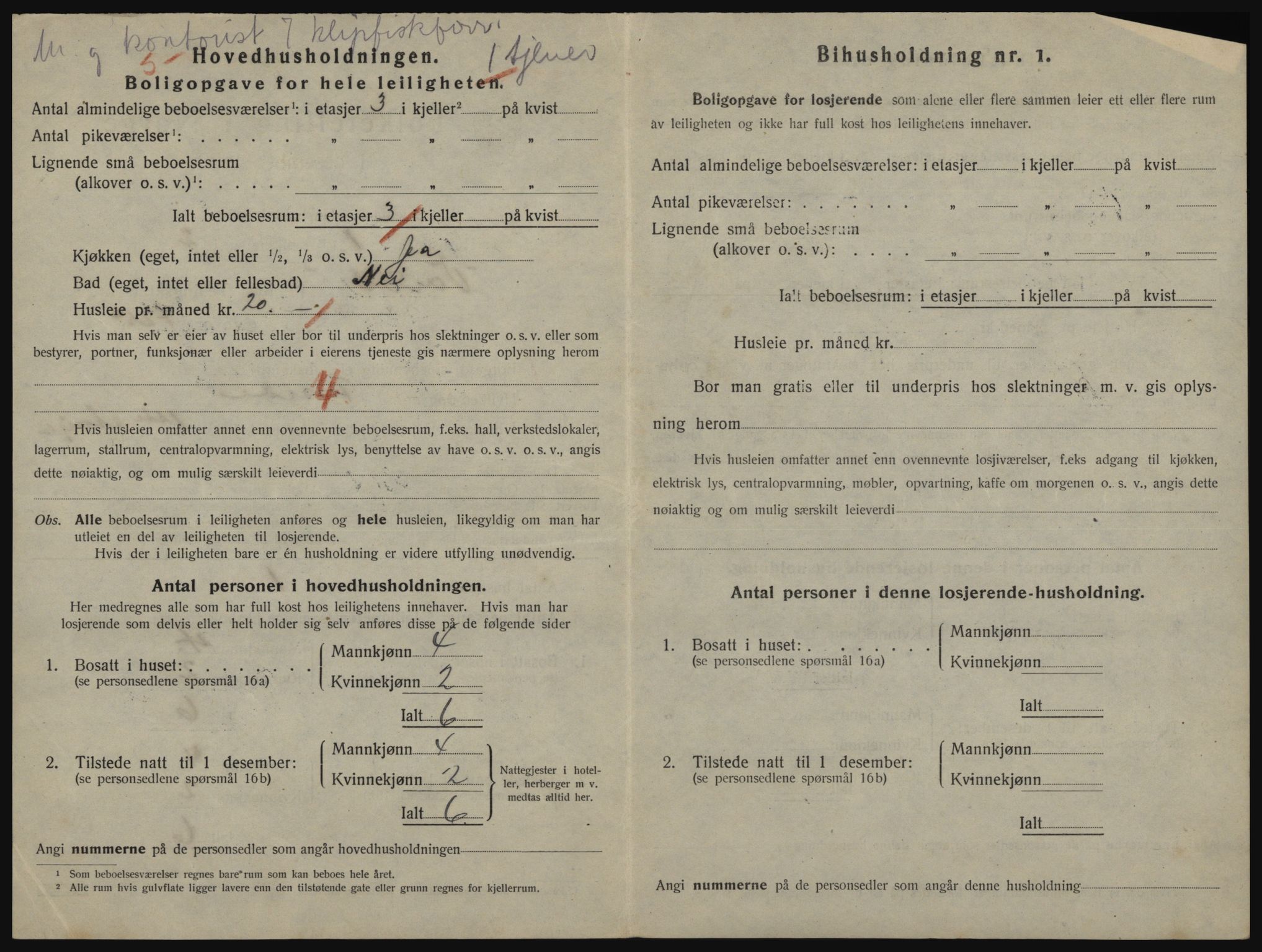 SATØ, 1920 census for Vardø, 1920, p. 1634