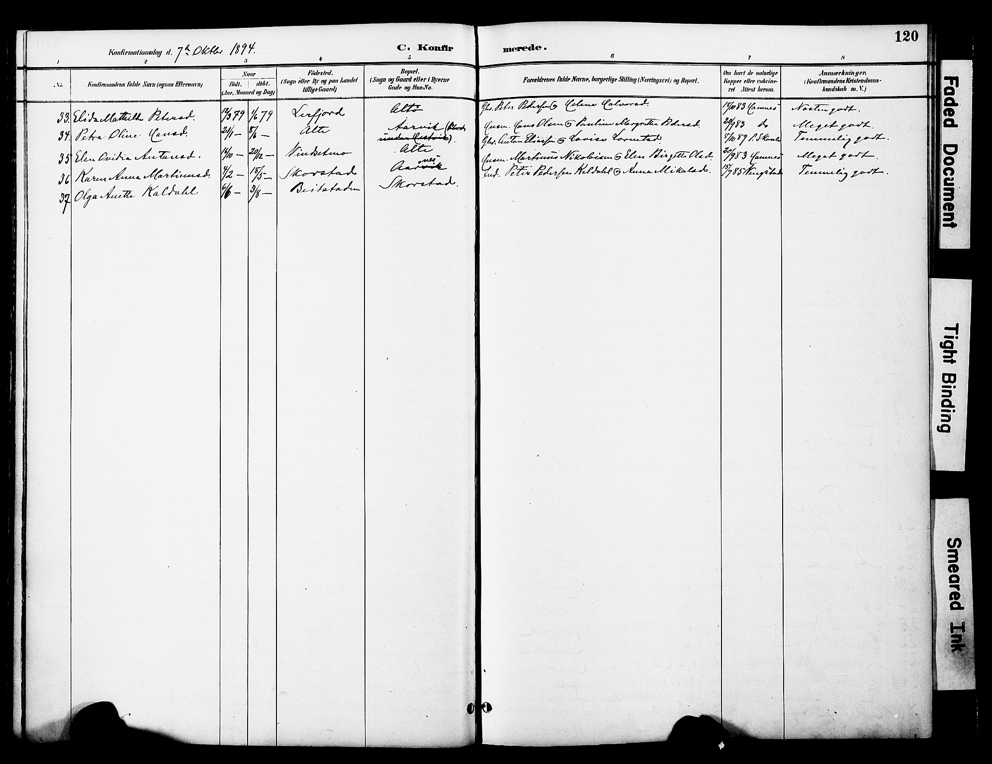 Ministerialprotokoller, klokkerbøker og fødselsregistre - Nord-Trøndelag, SAT/A-1458/774/L0628: Parish register (official) no. 774A02, 1887-1903, p. 120