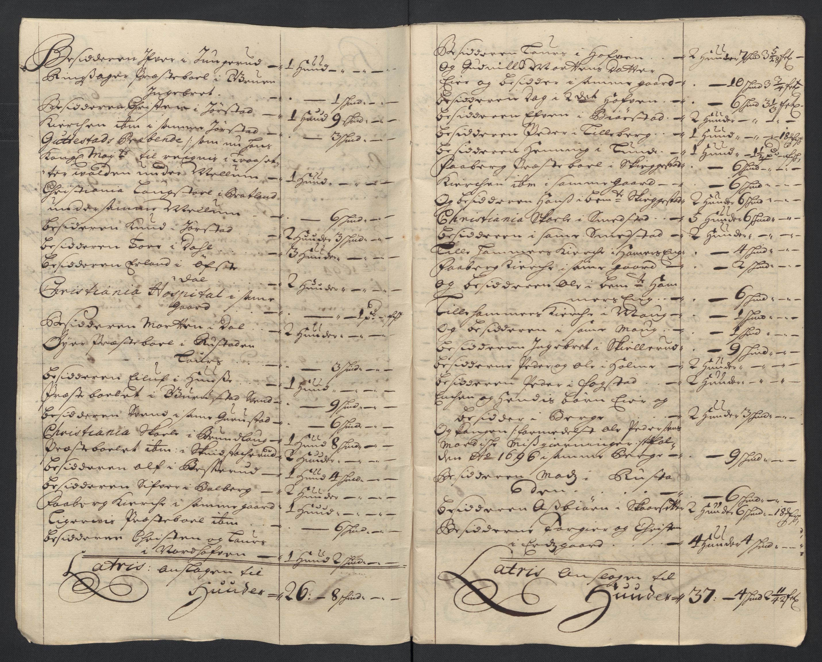 Rentekammeret inntil 1814, Reviderte regnskaper, Fogderegnskap, AV/RA-EA-4092/R17/L1178: Fogderegnskap Gudbrandsdal, 1705-1707, p. 348