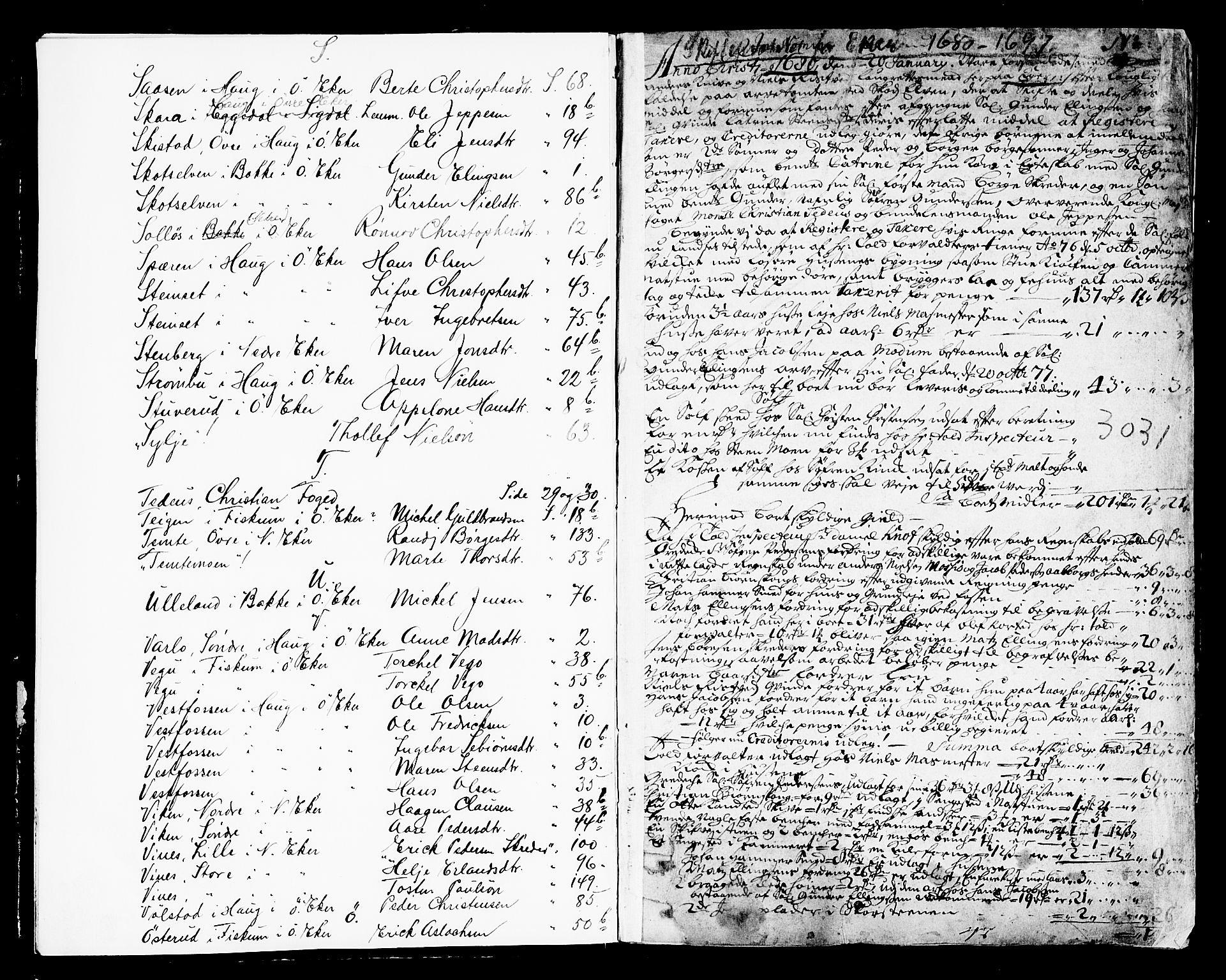 Eiker, Modum og Sigdal sorenskriveri, SAKO/A-123/H/Hb/Hba/L0002a: Skifteprotokoll, 1680-1697, p. 0b-1a