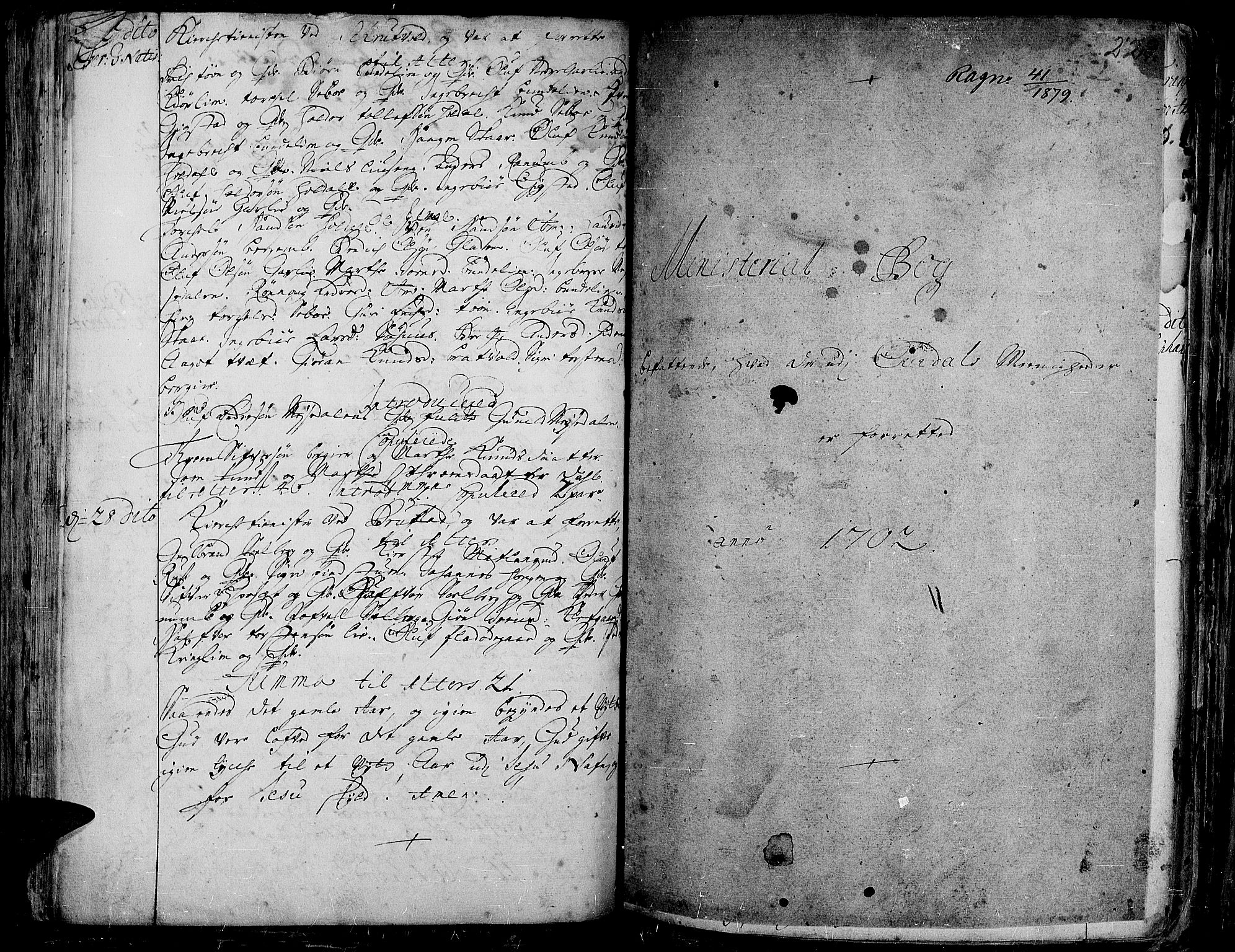 Aurdal prestekontor, SAH/PREST-126/H/Ha/Haa/L0001: Parish register (official) no. 1-3, 1692-1730, p. 229