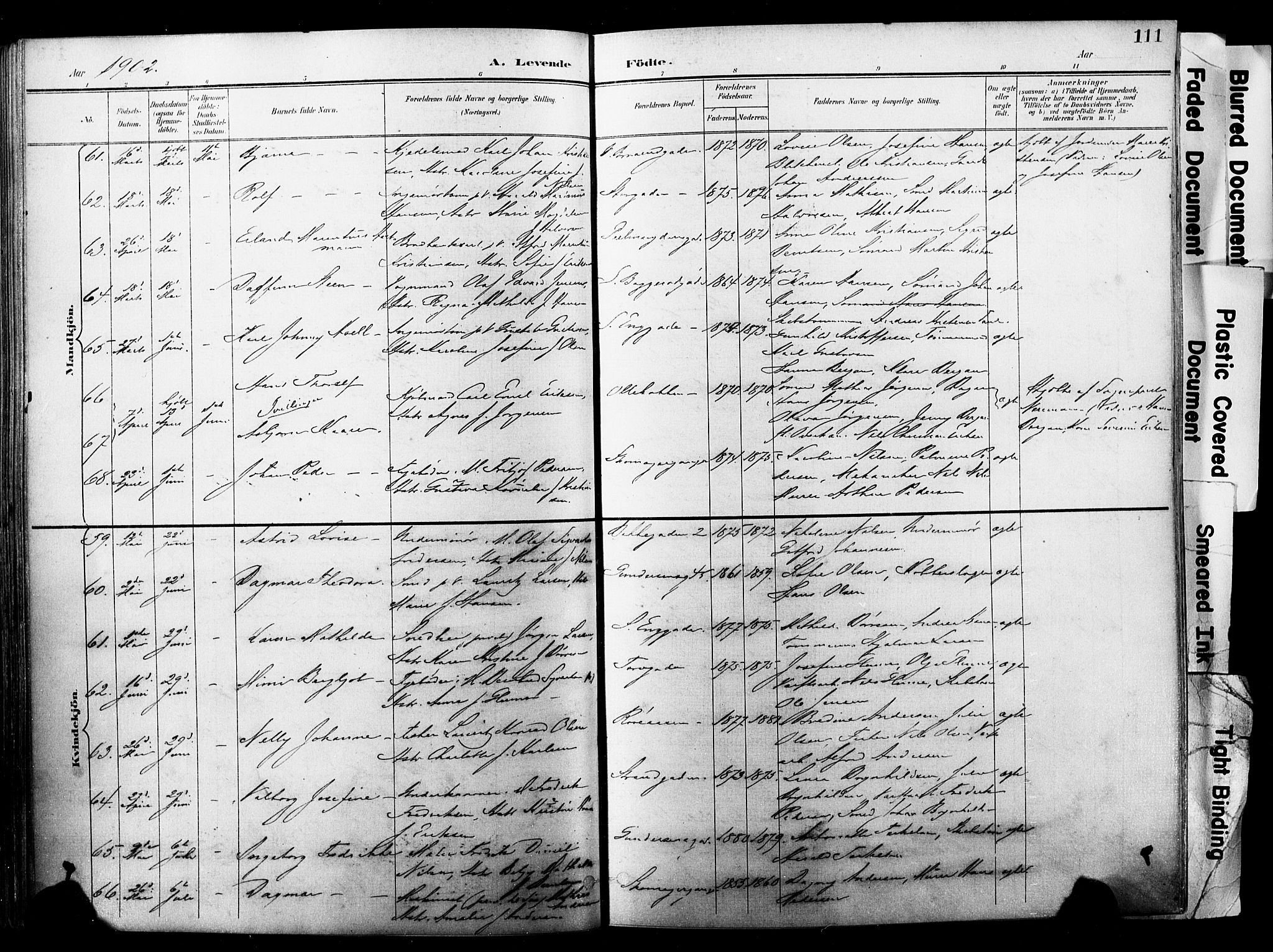 Horten kirkebøker, AV/SAKO-A-348/F/Fa/L0005: Parish register (official) no. 5, 1896-1904, p. 111