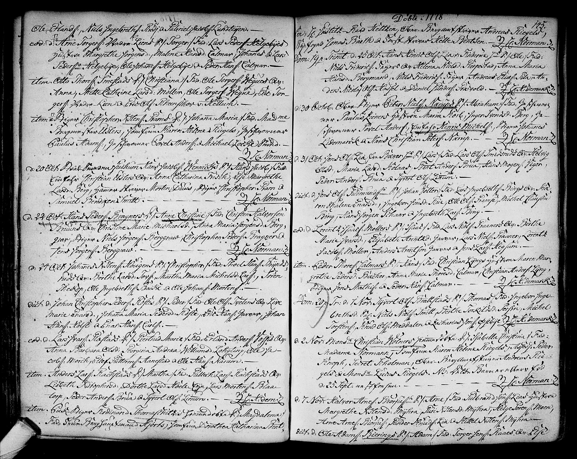 Kongsberg kirkebøker, SAKO/A-22/F/Fa/L0005: Parish register (official) no. I 5, 1769-1782, p. 145