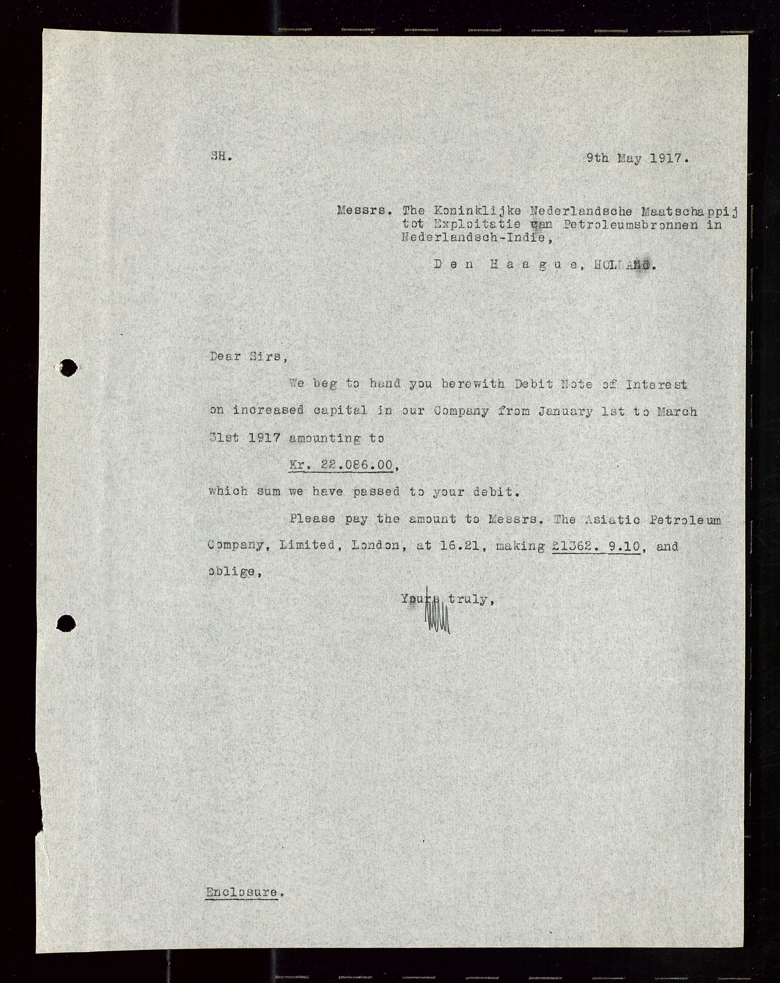 Pa 1521 - A/S Norske Shell, AV/SAST-A-101915/E/Ea/Eaa/L0020: Sjefskorrespondanse, 1917, p. 488