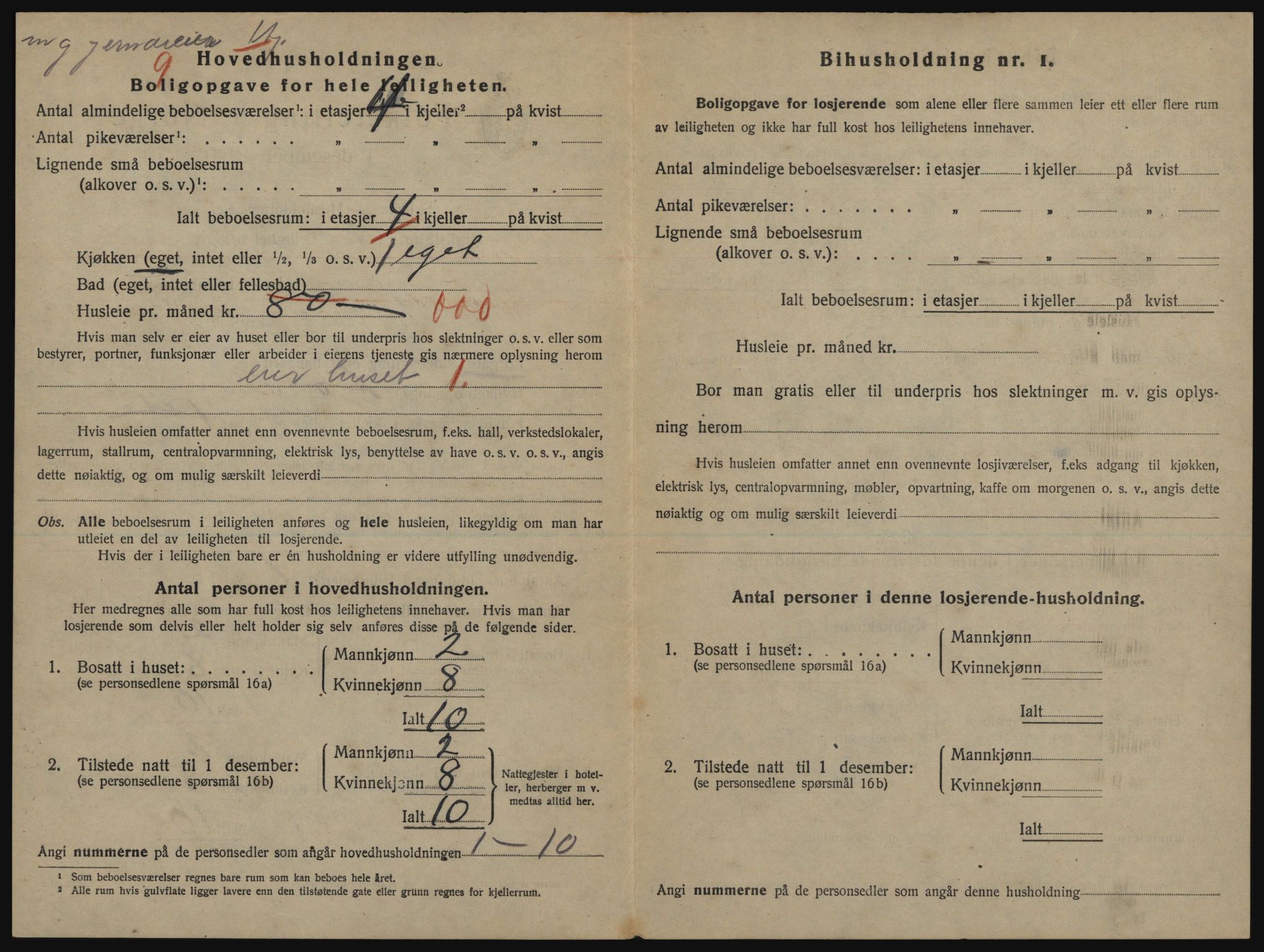 SATØ, 1920 census for Harstad, 1920, p. 1644