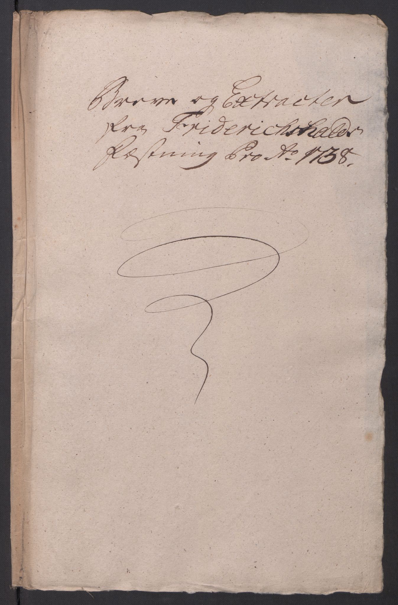 Kommanderende general (KG I) med Det norske krigsdirektorium, AV/RA-EA-5419/D/L0154: Fredriksten festning: Brev, inventarfortegnelser og regnskapsekstrakter, 1730-1739, p. 548