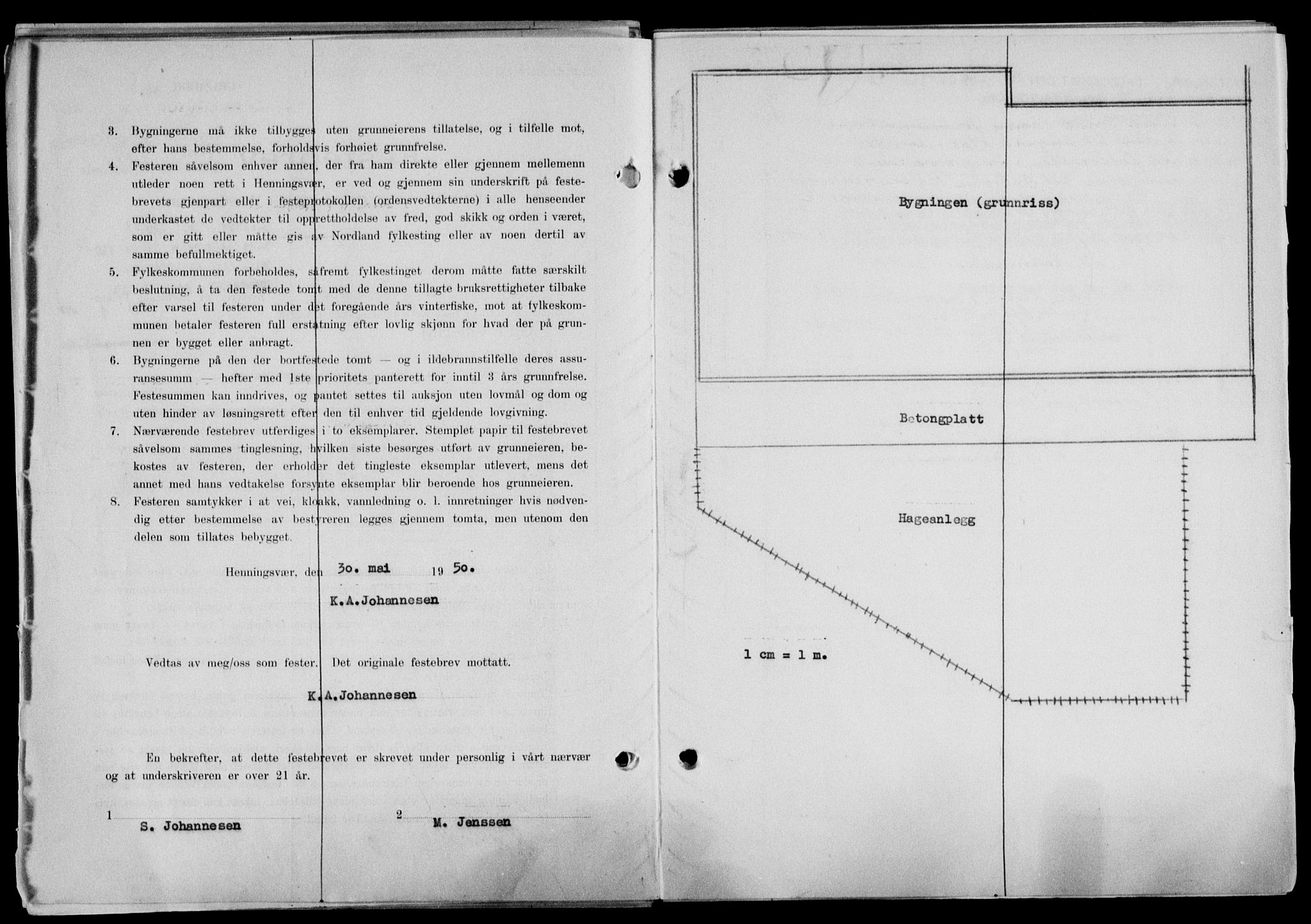 Lofoten sorenskriveri, SAT/A-0017/1/2/2C/L0023a: Mortgage book no. 23a, 1950-1950, Diary no: : 1535/1950