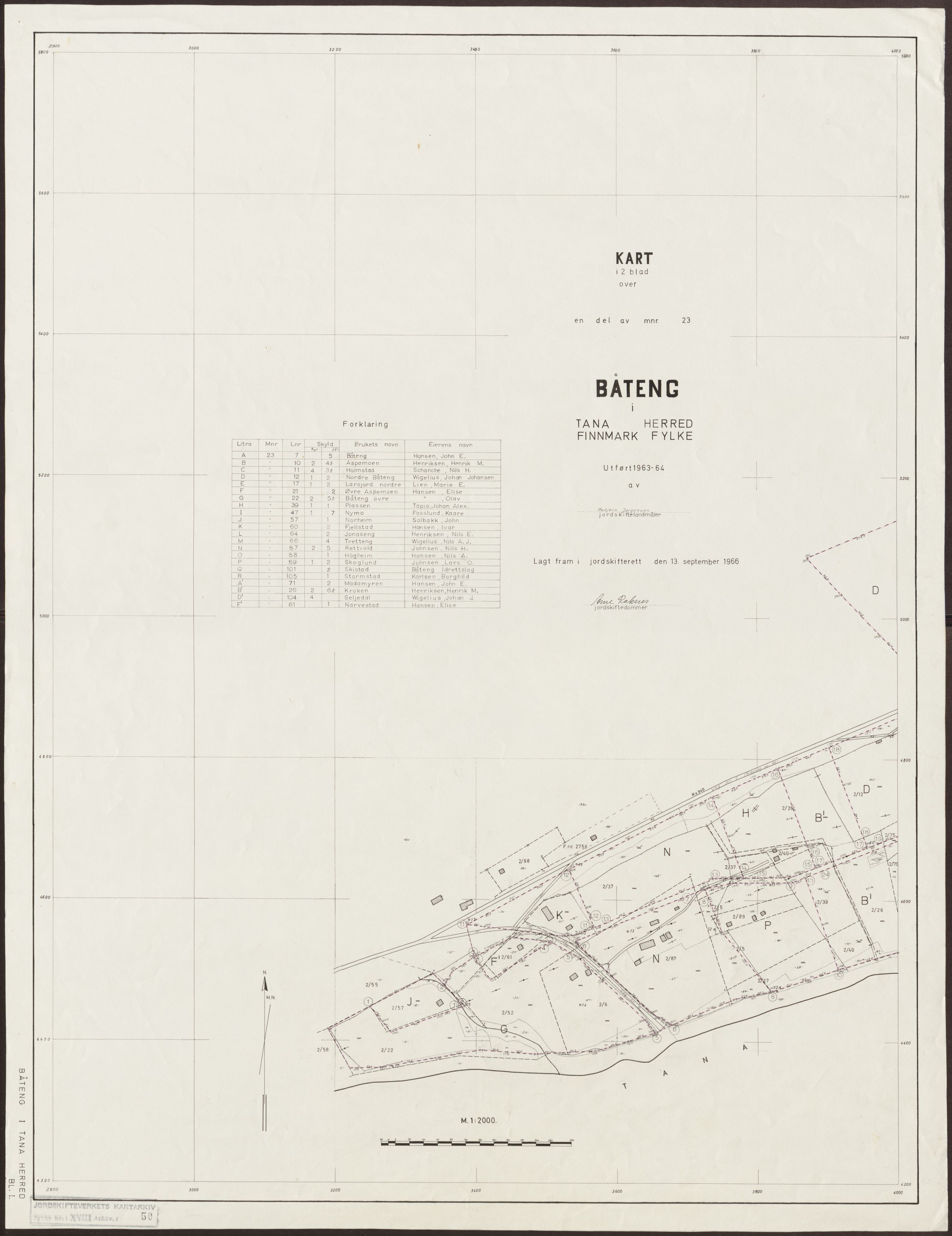 Jordskifteverkets kartarkiv, RA/S-3929/T, 1859-1988, p. 97